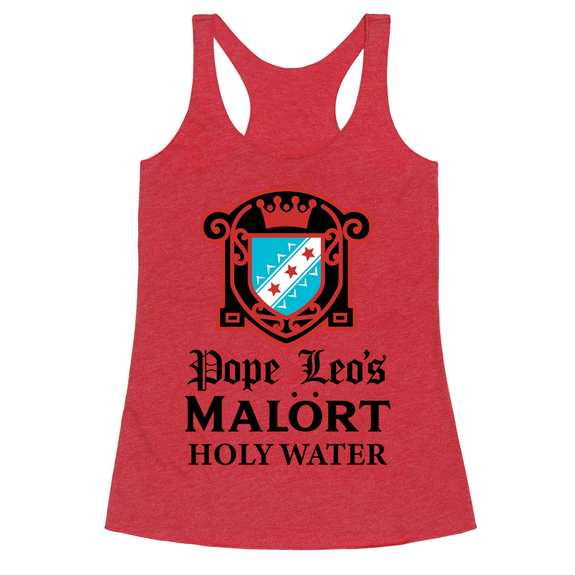 Pope Leo Holy Water Racerback Tank