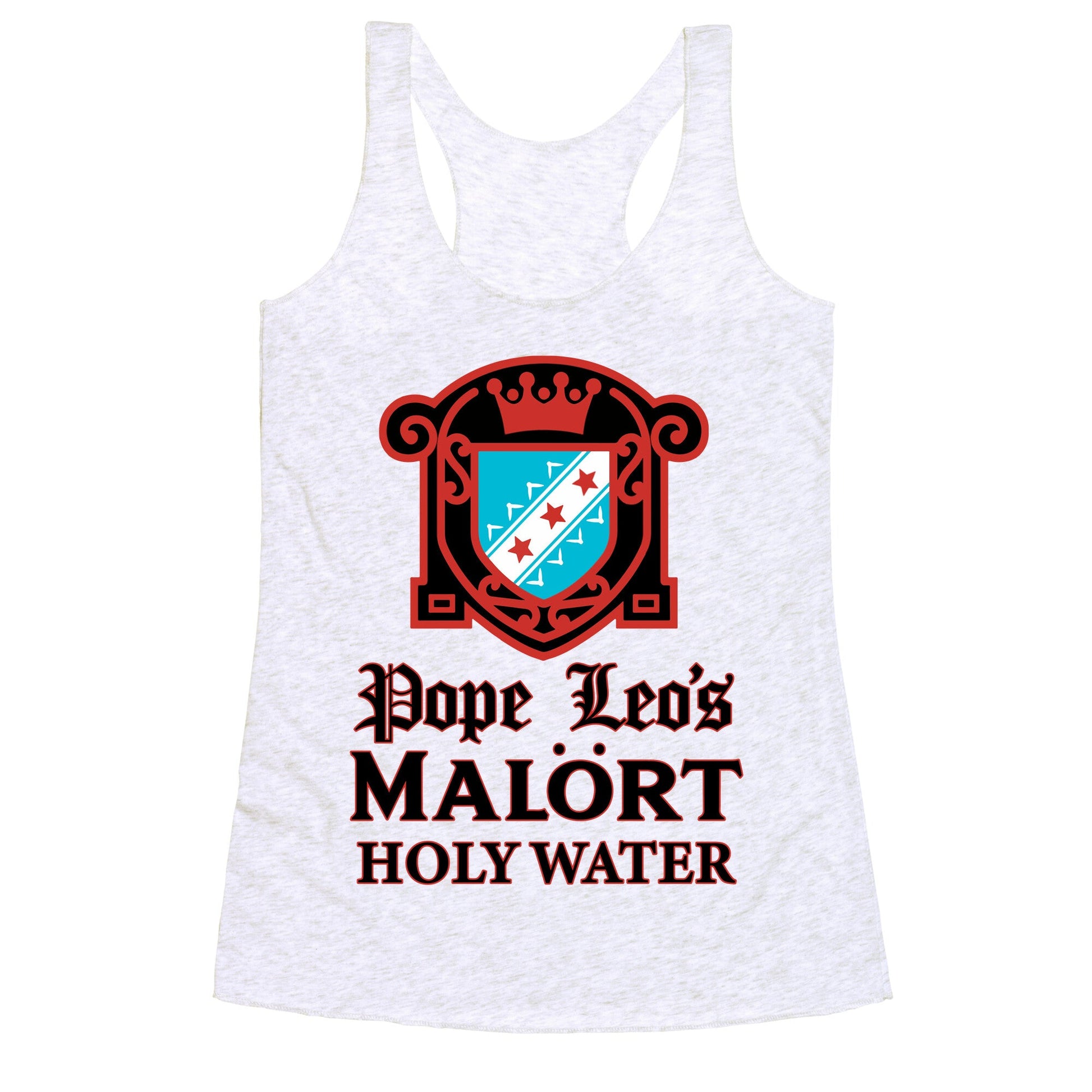 Pope Leo Holy Water Racerback Tank