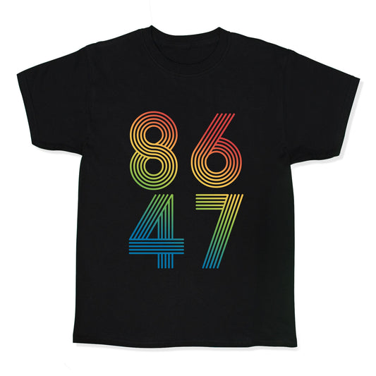 8647 Anti Trump Rainbow Kids Tee