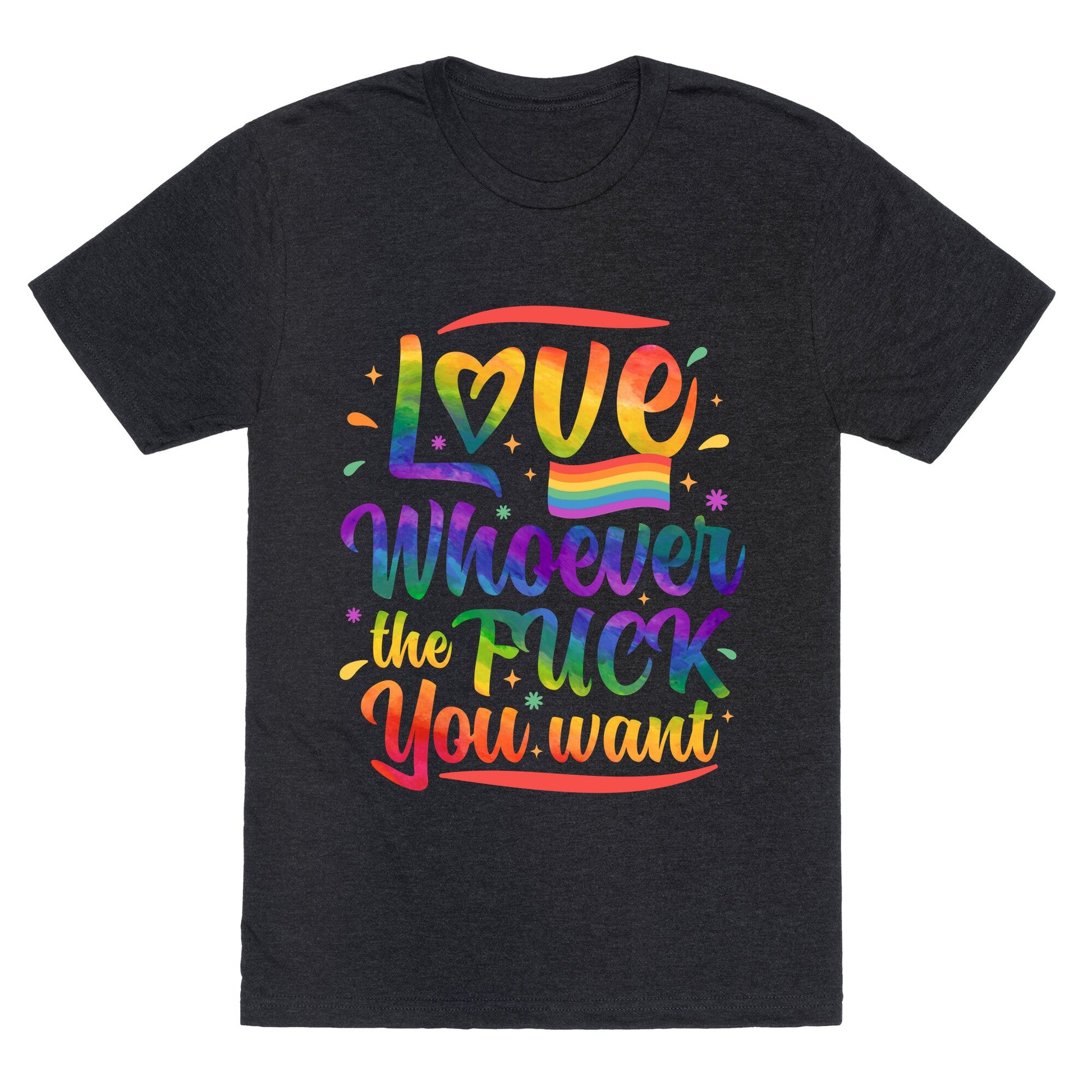 Love Whoever The F You Want Unisex Triblend Tee