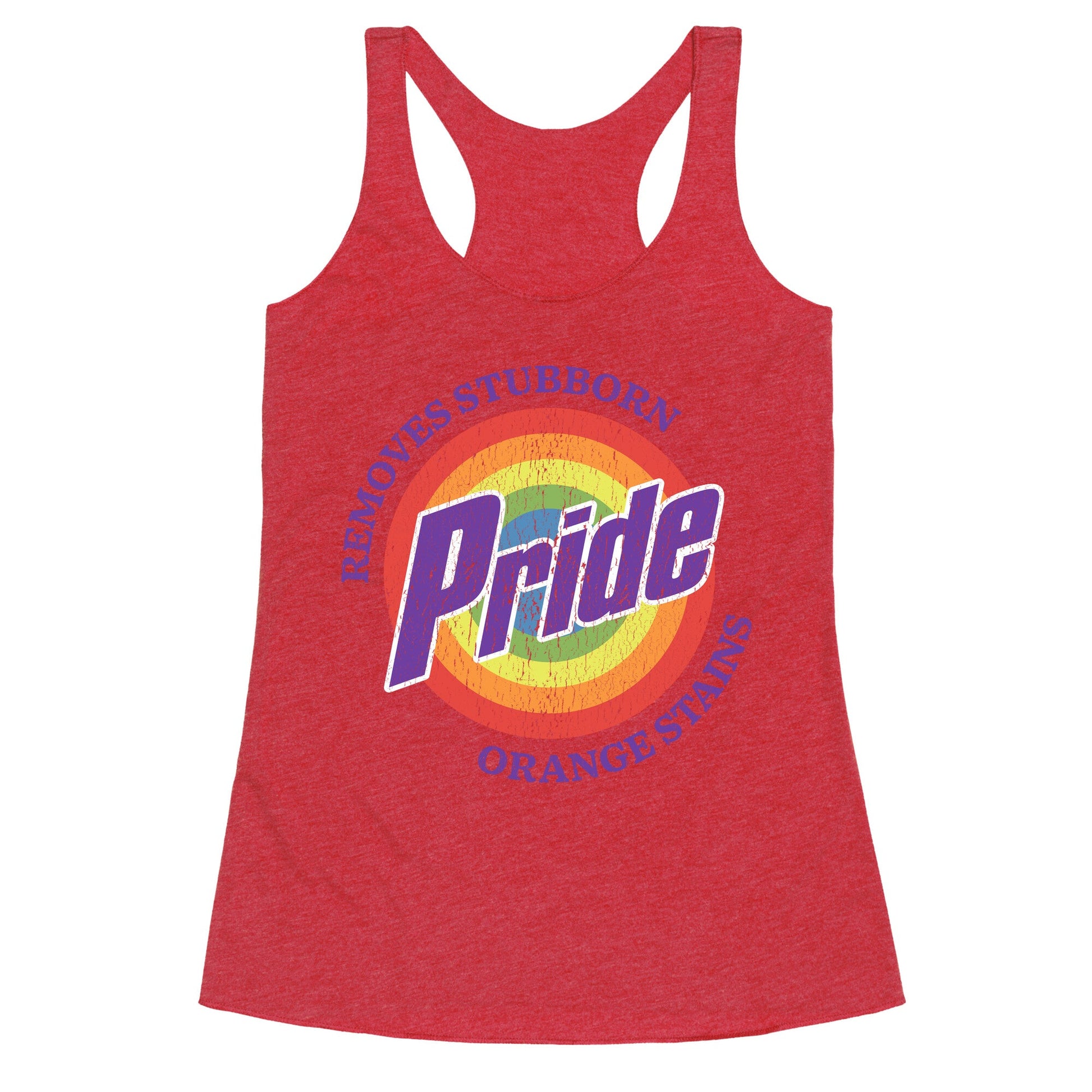 Pride Removes Orange Stains FDT Racerback Tank