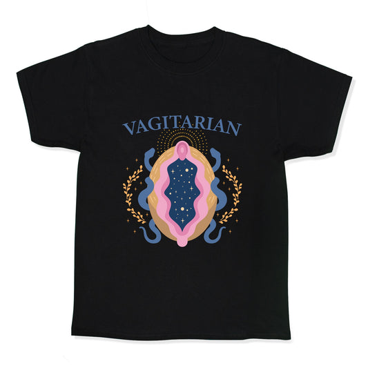 Vagitarian Lesbian Pride Kids Tee
