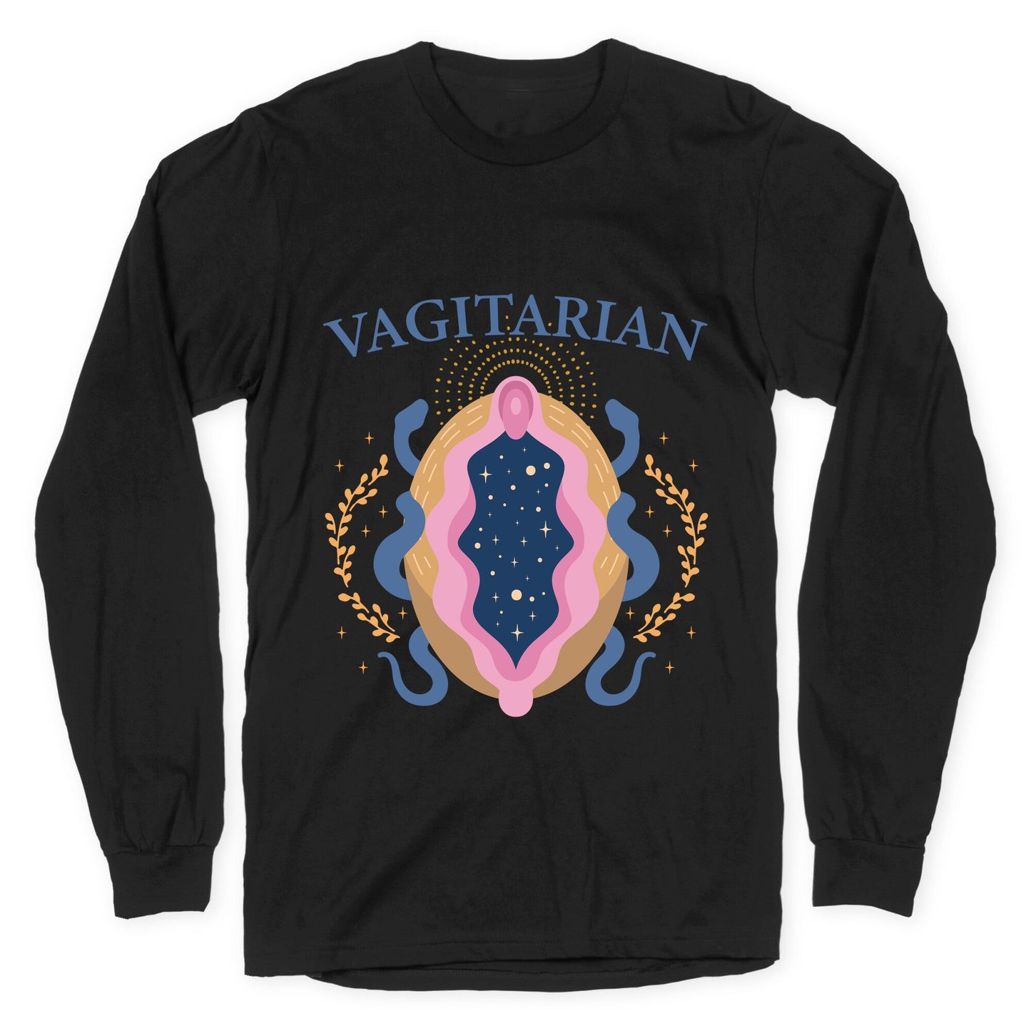 Vagitarian Lesbian Pride Longsleeve Tee