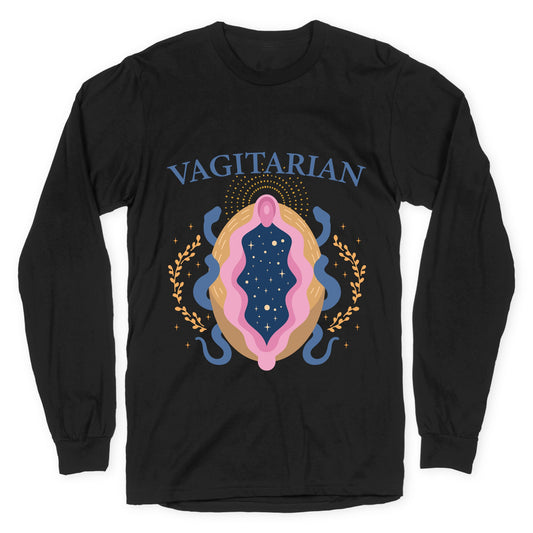 Vagitarian Lesbian Pride Longsleeve Tee