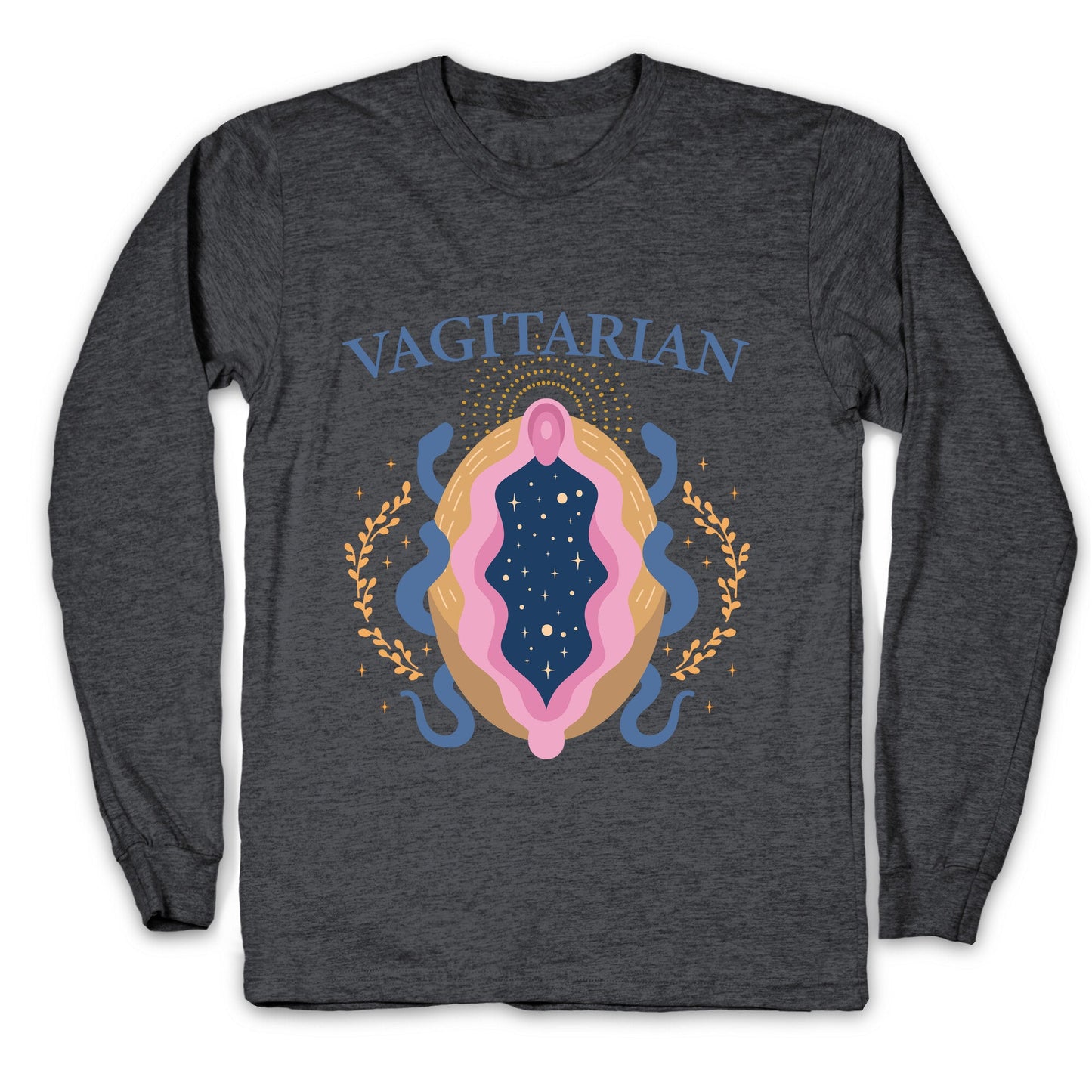 Vagitarian Lesbian Pride Longsleeve Tee