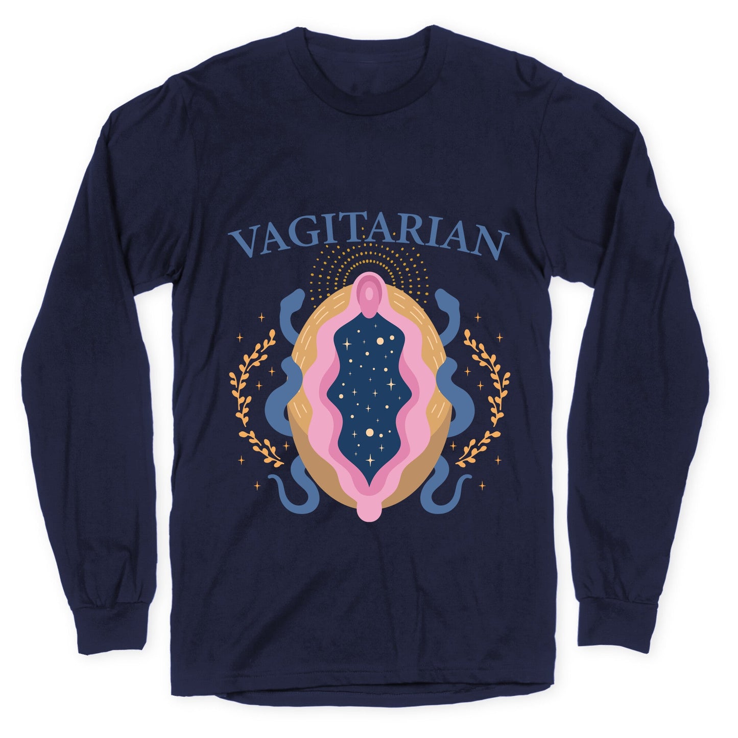 Vagitarian Lesbian Pride Longsleeve Tee