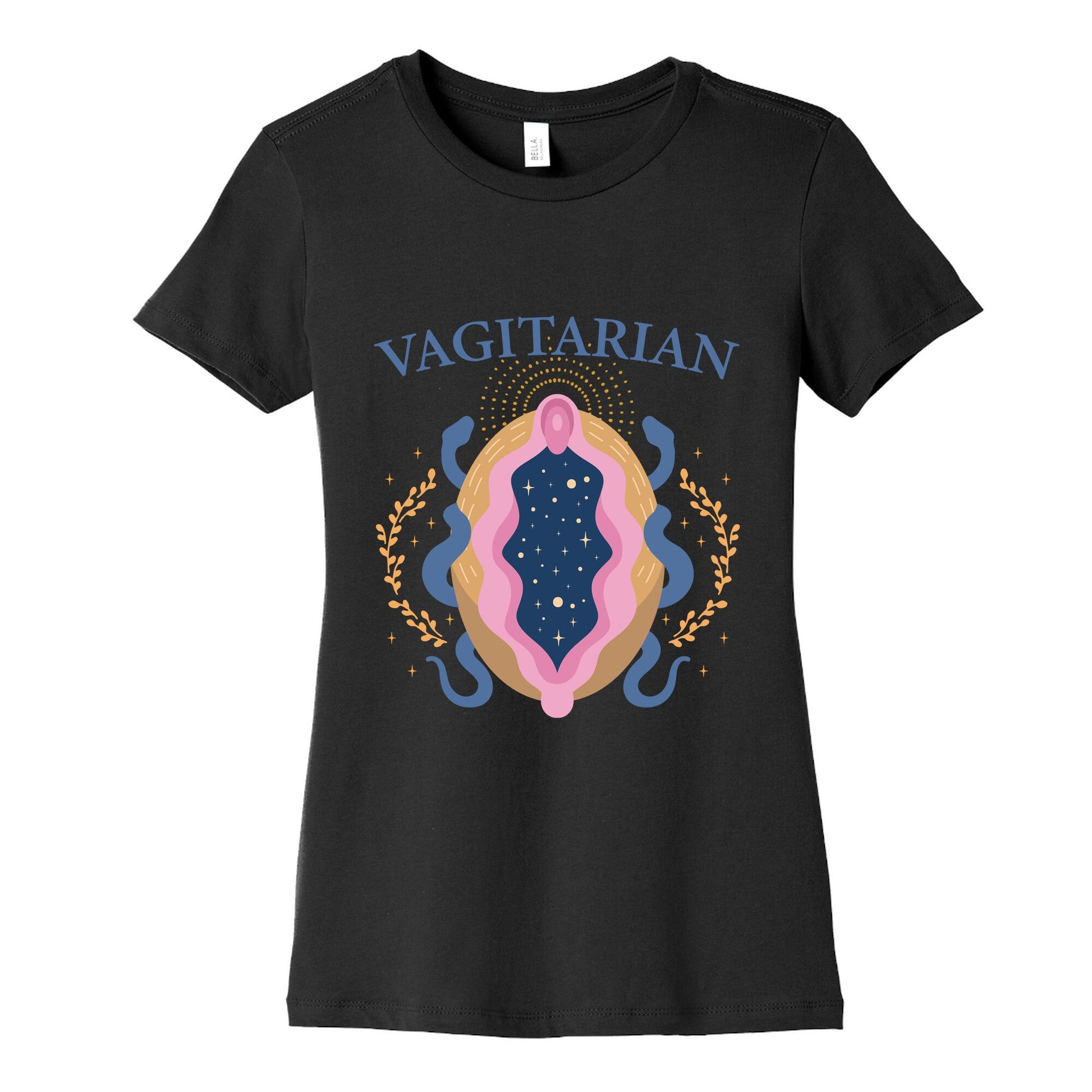 Vagitarian Lesbian Pride Womens Cotton Tee
