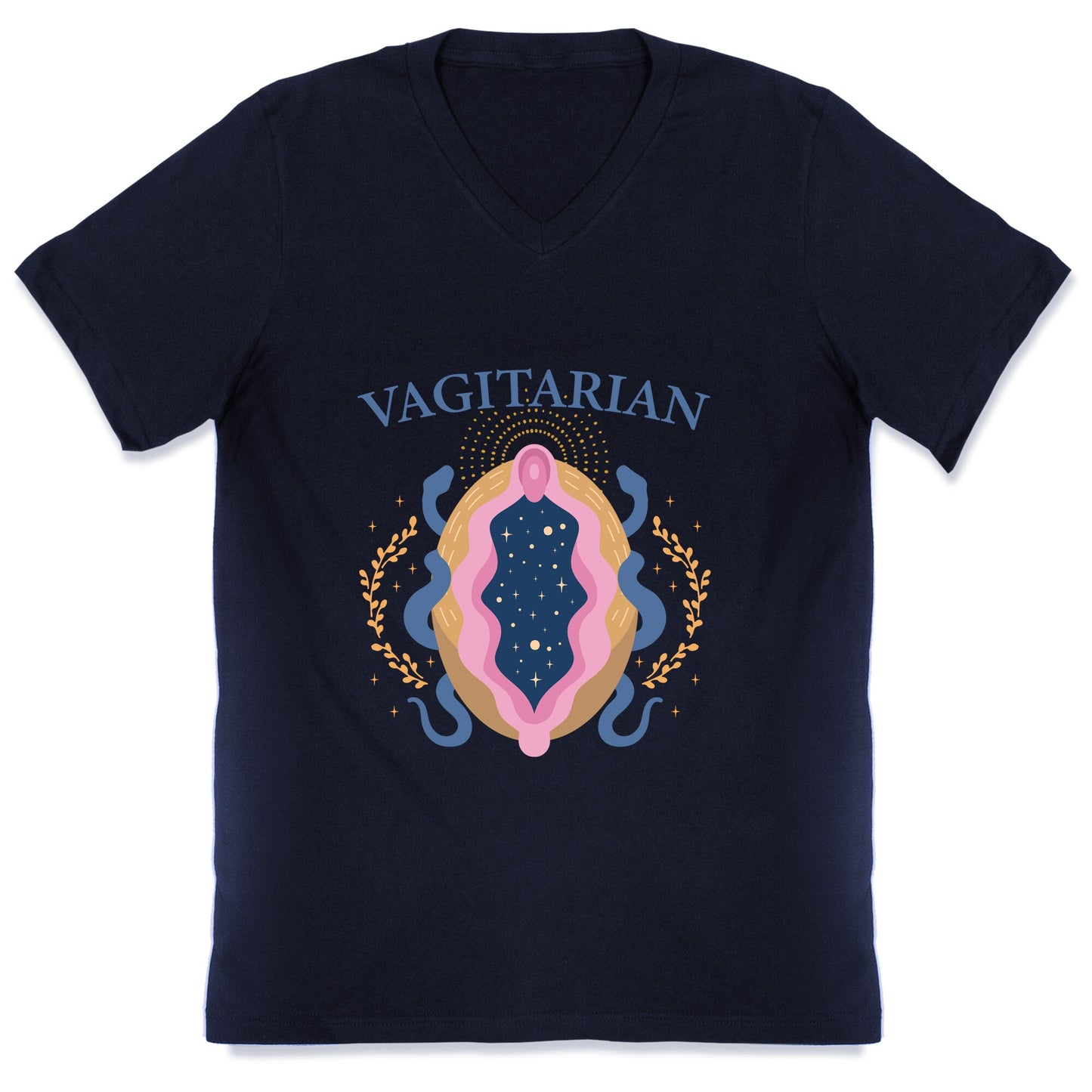 Vagitarian Lesbian Pride V-Neck