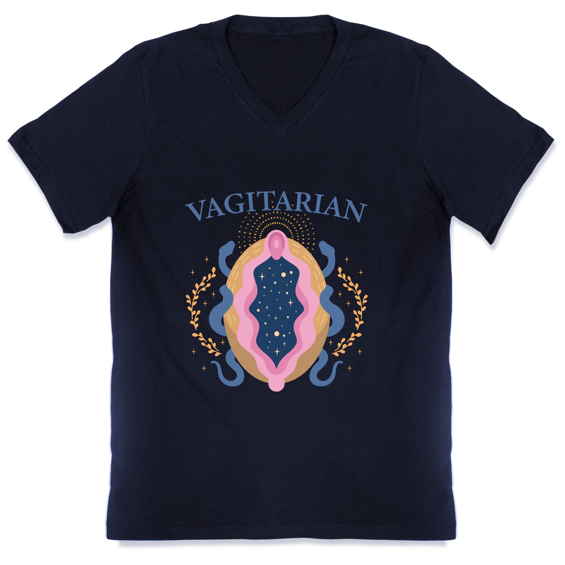 Vagitarian Lesbian Pride V-Neck