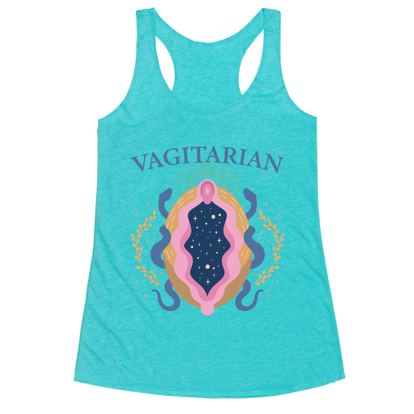 Vagitarian Lesbian Pride Racerback Tank
