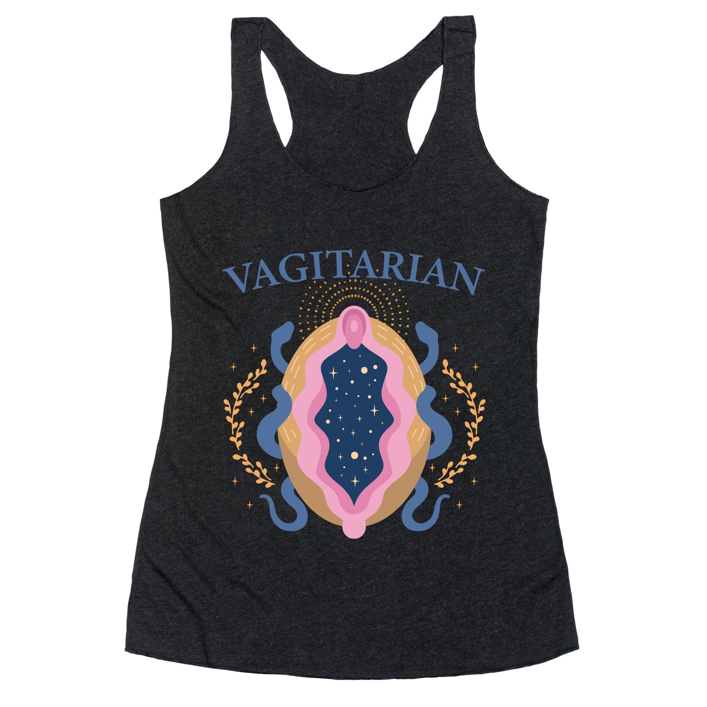 Vagitarian Lesbian Pride Racerback Tank