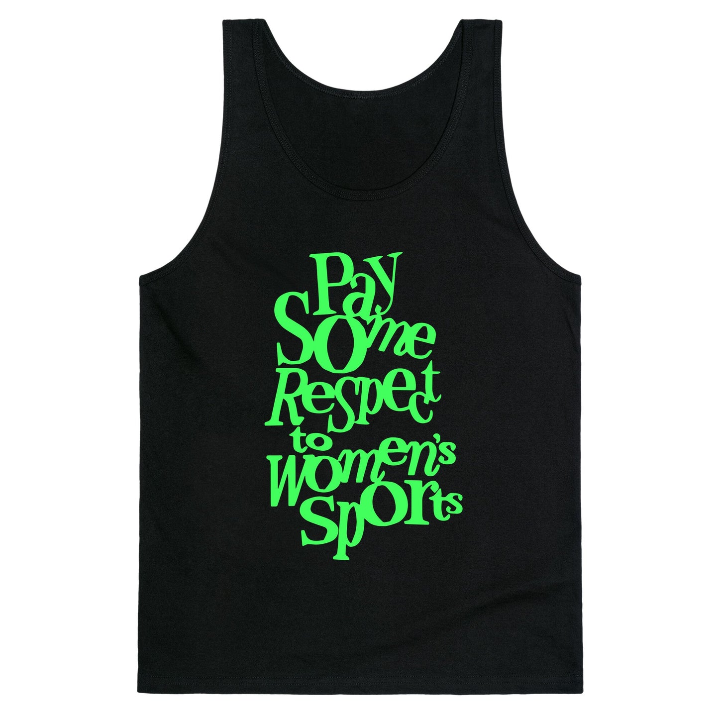 Pay Some Respect To Womens Sports Tank Top