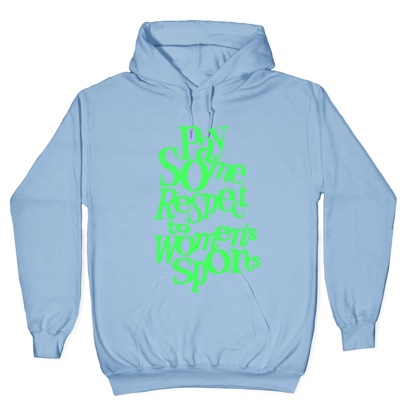 Pay Some Respect To Womens Sports Hoodie