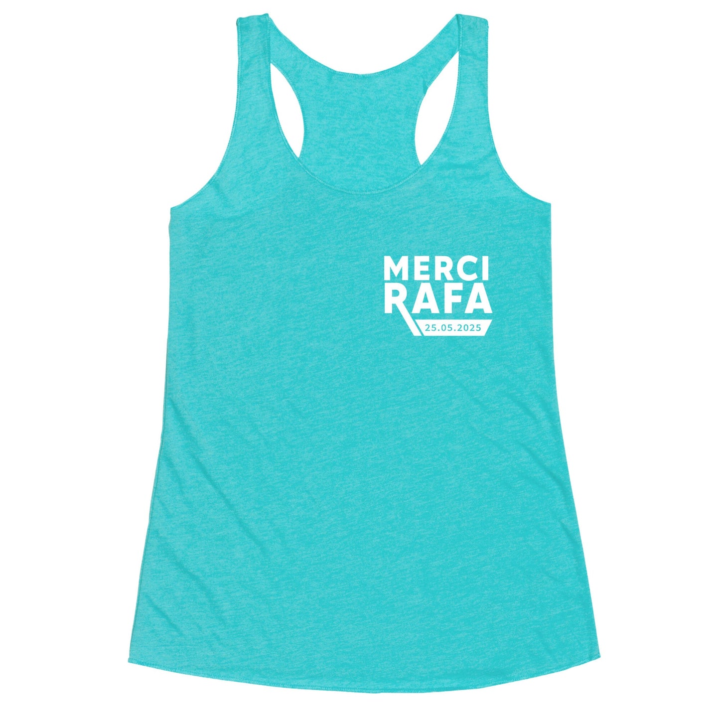 Merci Rafa Racerback Tank