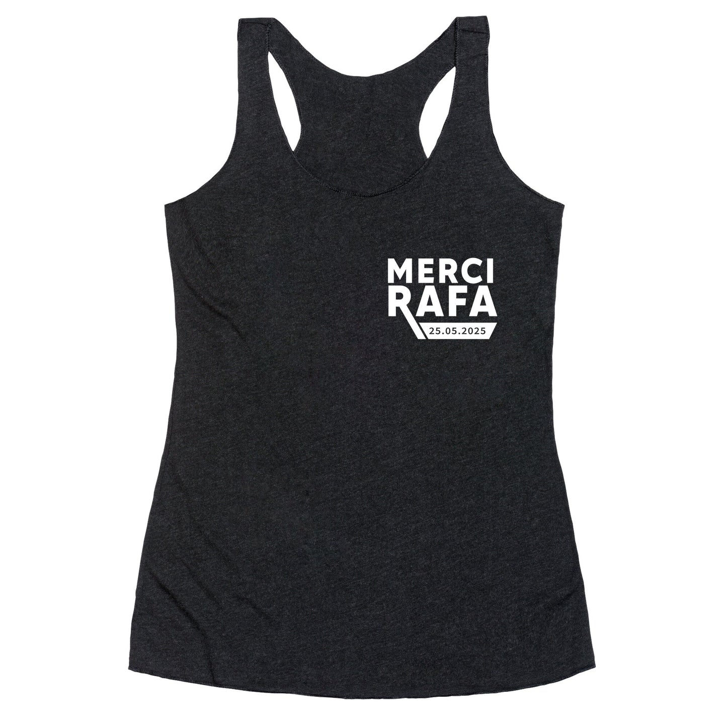 Merci Rafa Racerback Tank