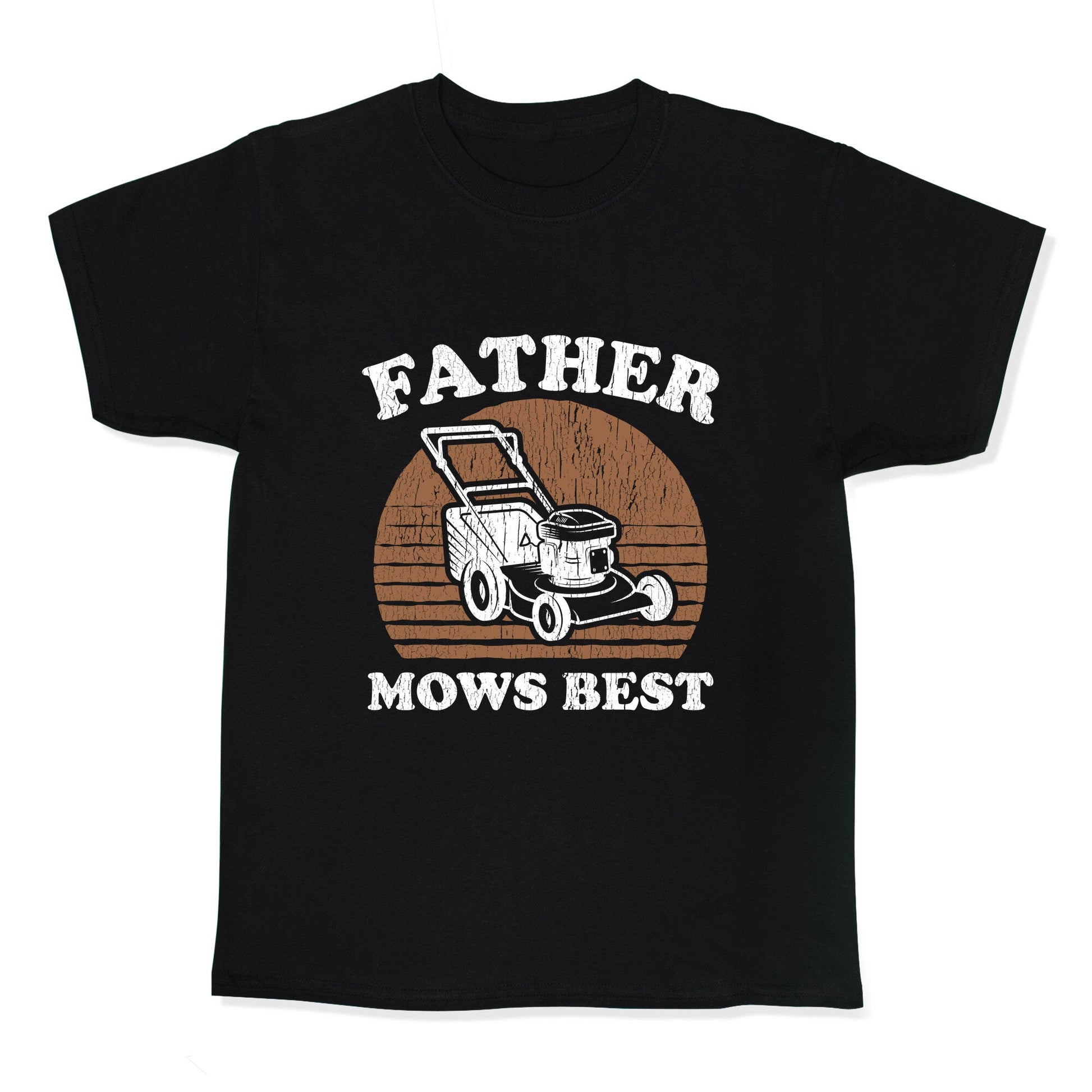 Father Mows Best Fathers Day Kids Tee