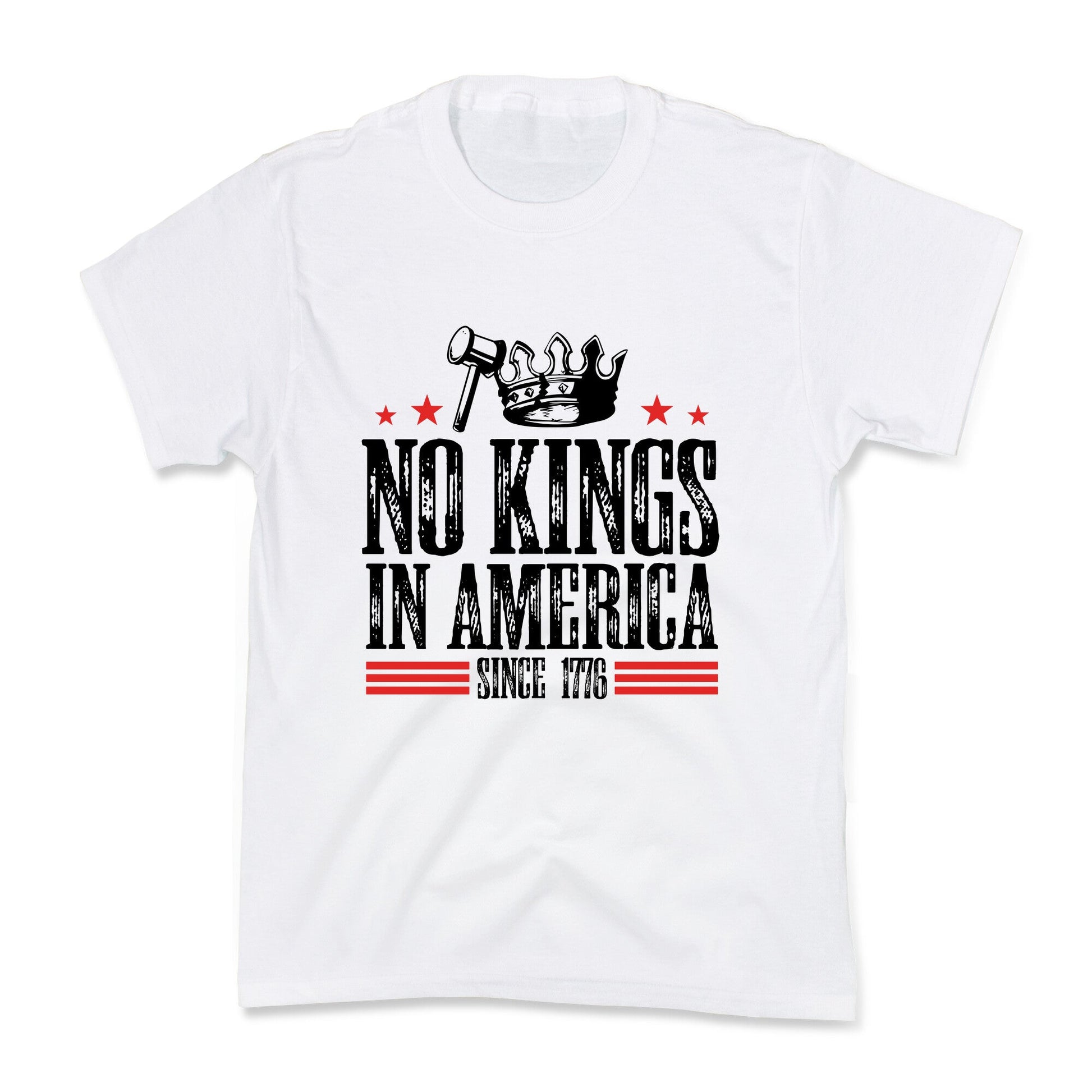 No Kings In America Kids Tee