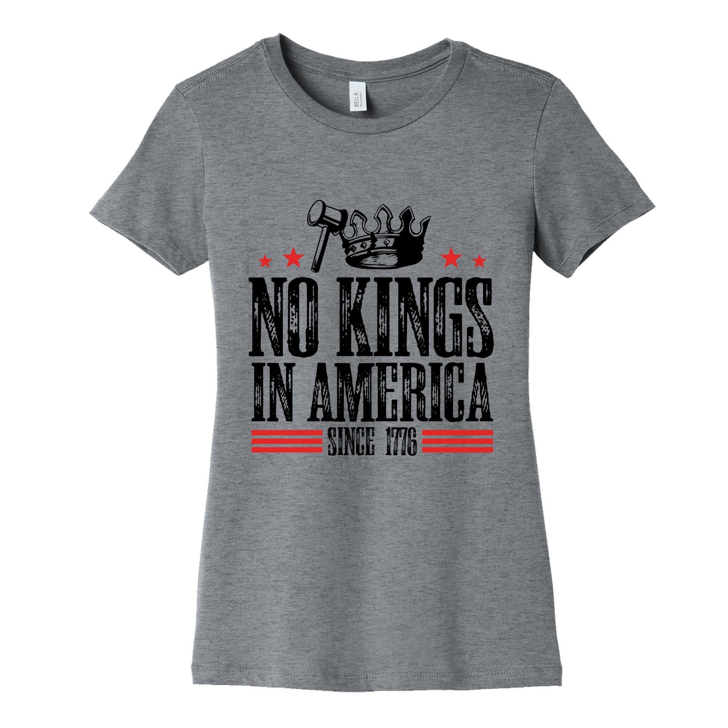 No Kings In America Womens Cotton Tee