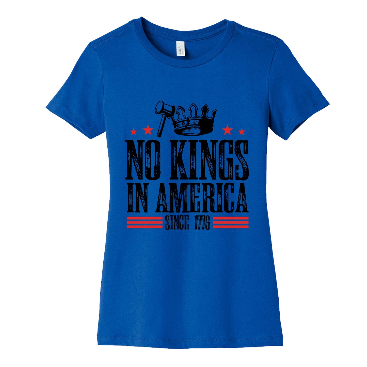 No Kings In America Womens Cotton Tee