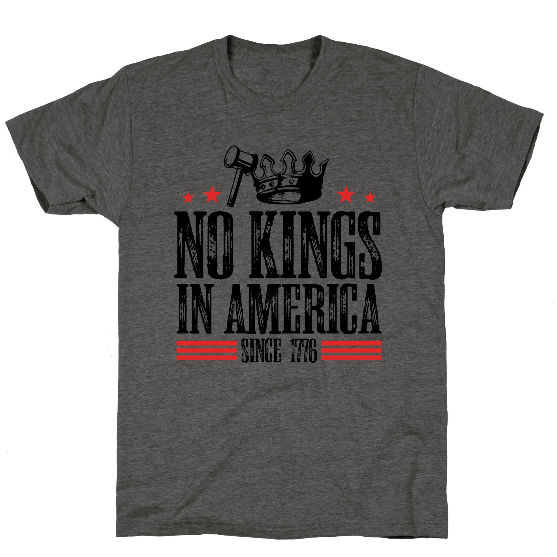 No Kings In America Unisex Triblend Tee