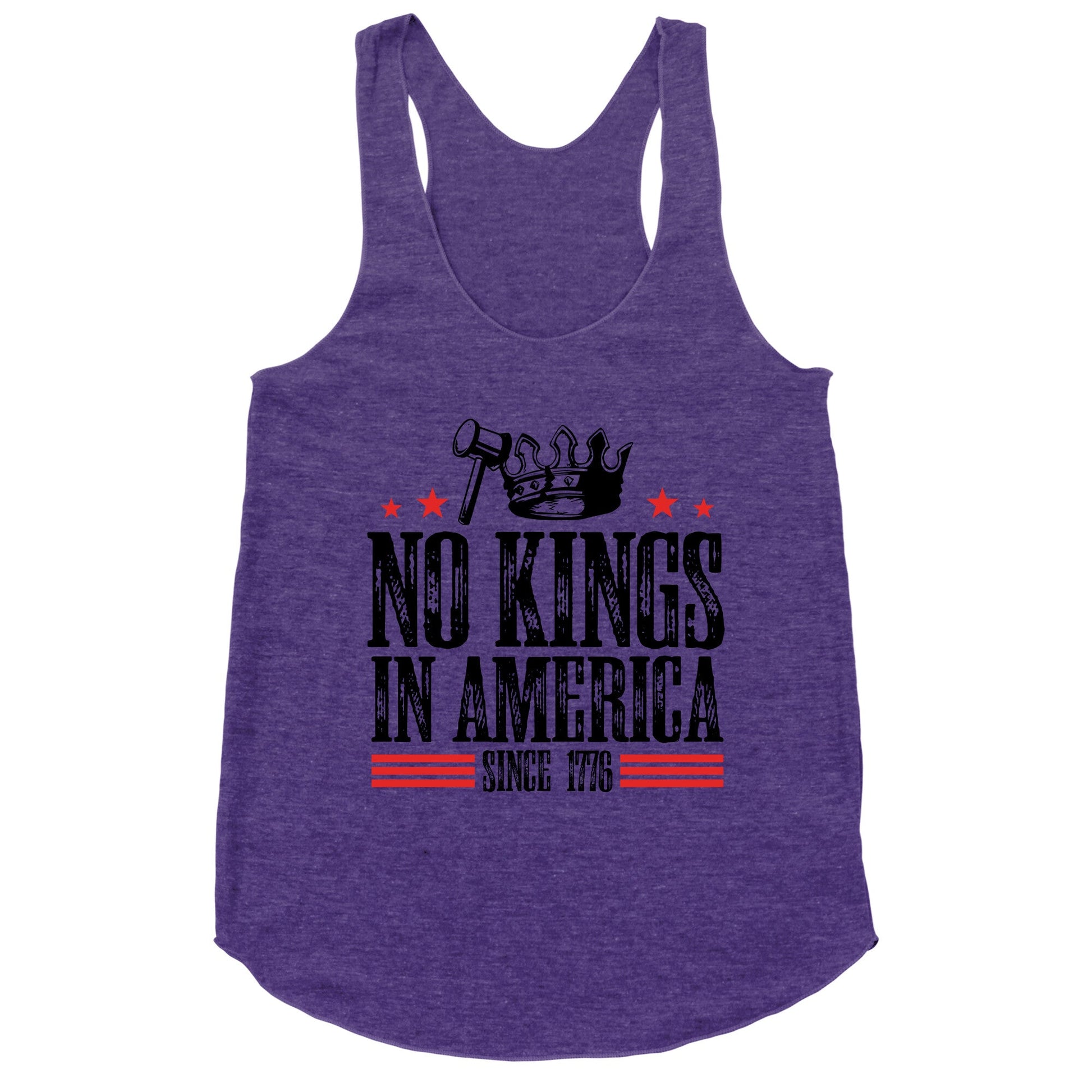 No Kings In America Racerback Tank