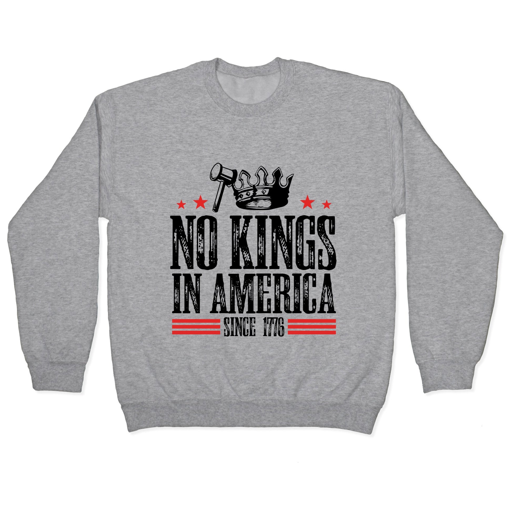 No Kings In America Crewneck Sweatshirt