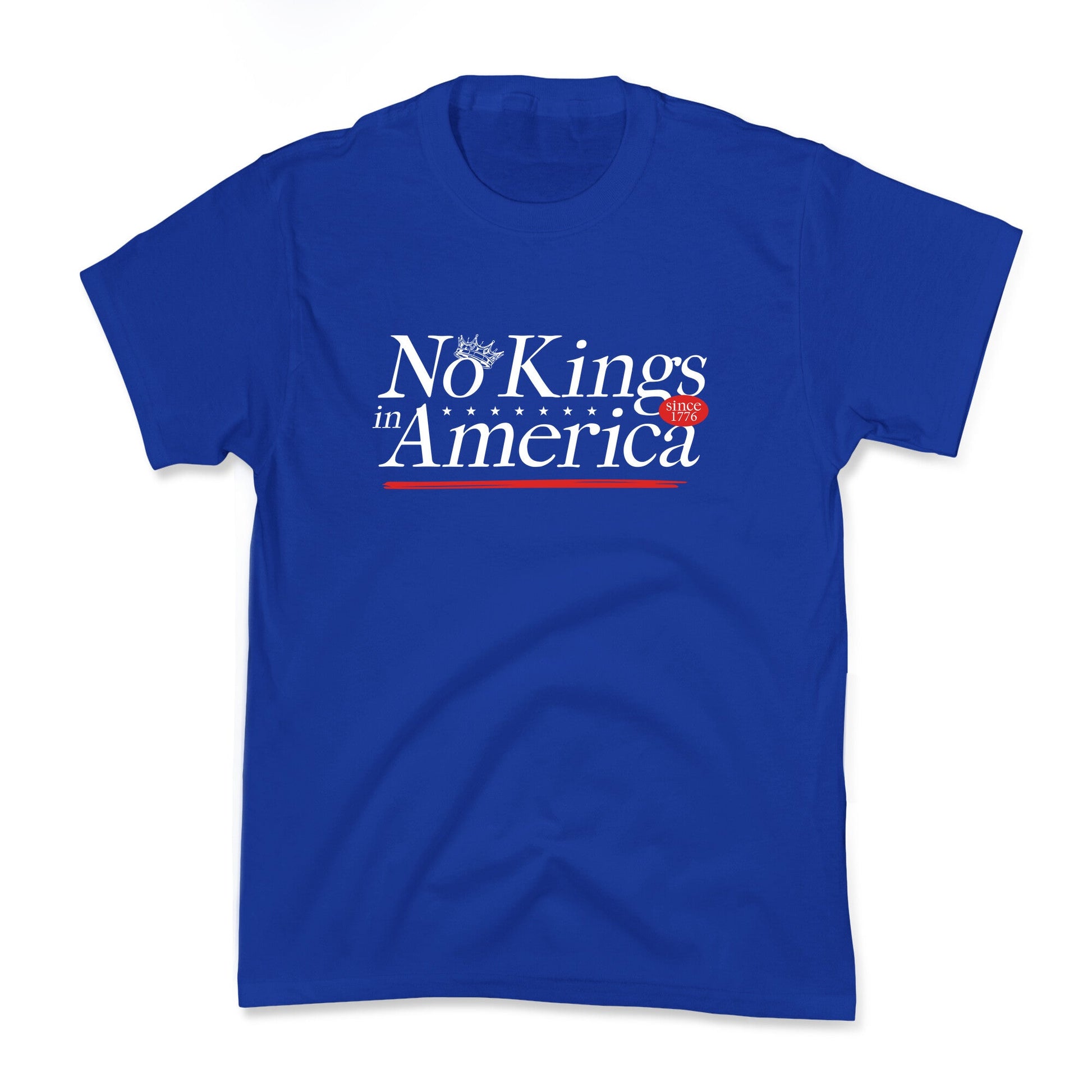 No Kings In America Anti Trump Kids Tee