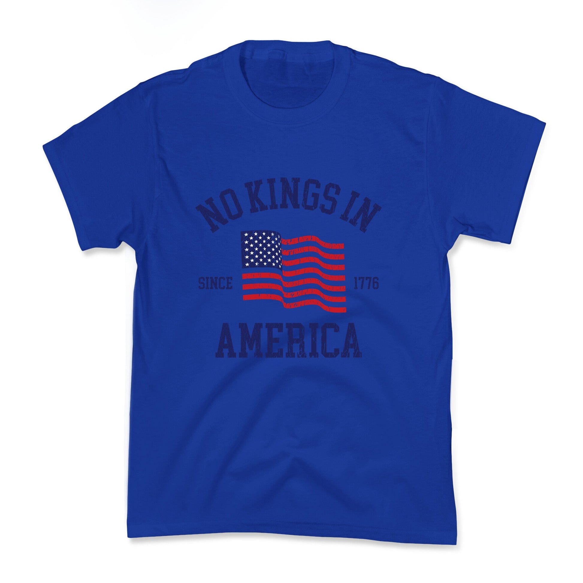 No Kings In America Since 1776 Kids Tee