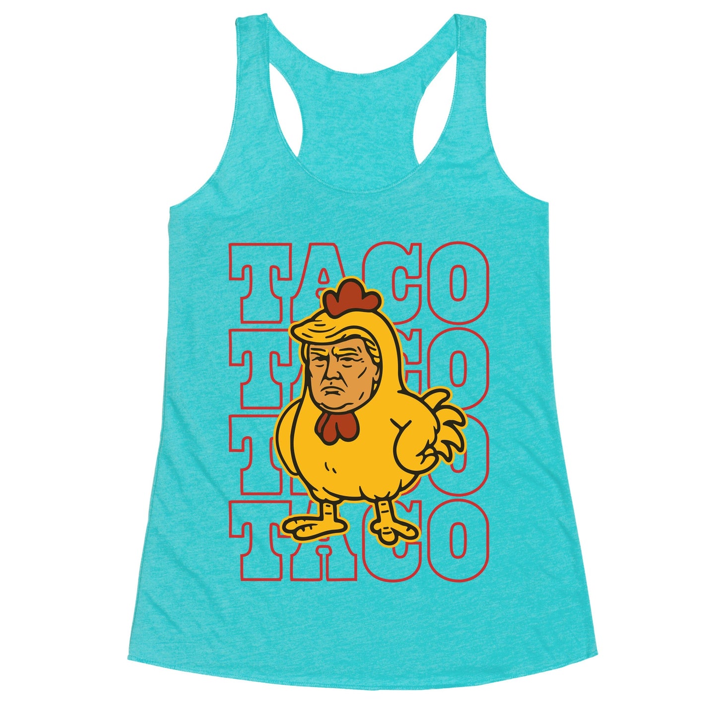 Taco Trump Racerback Tank