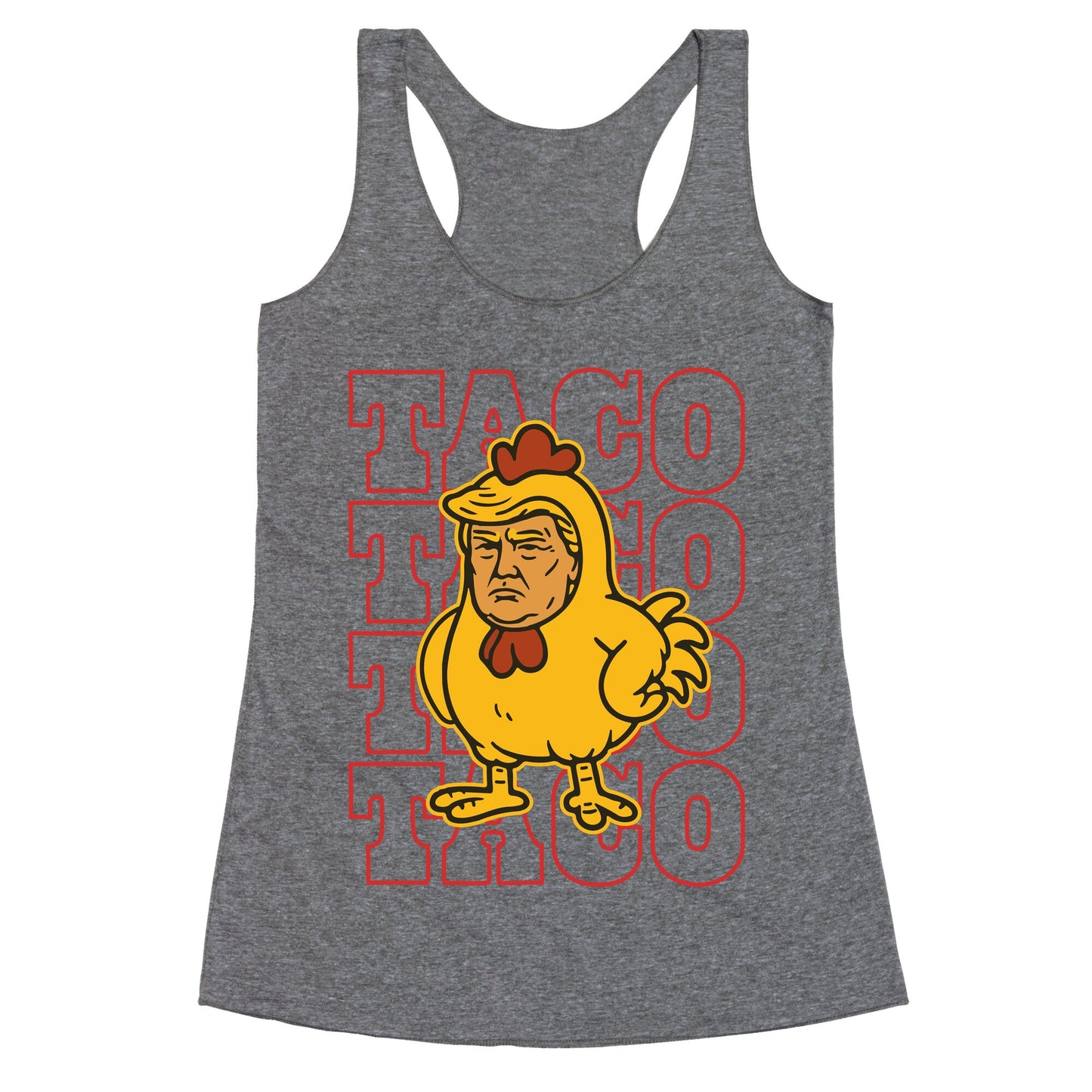 Taco Trump Racerback Tank