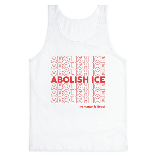 Abolish Ice Red Tank Top
