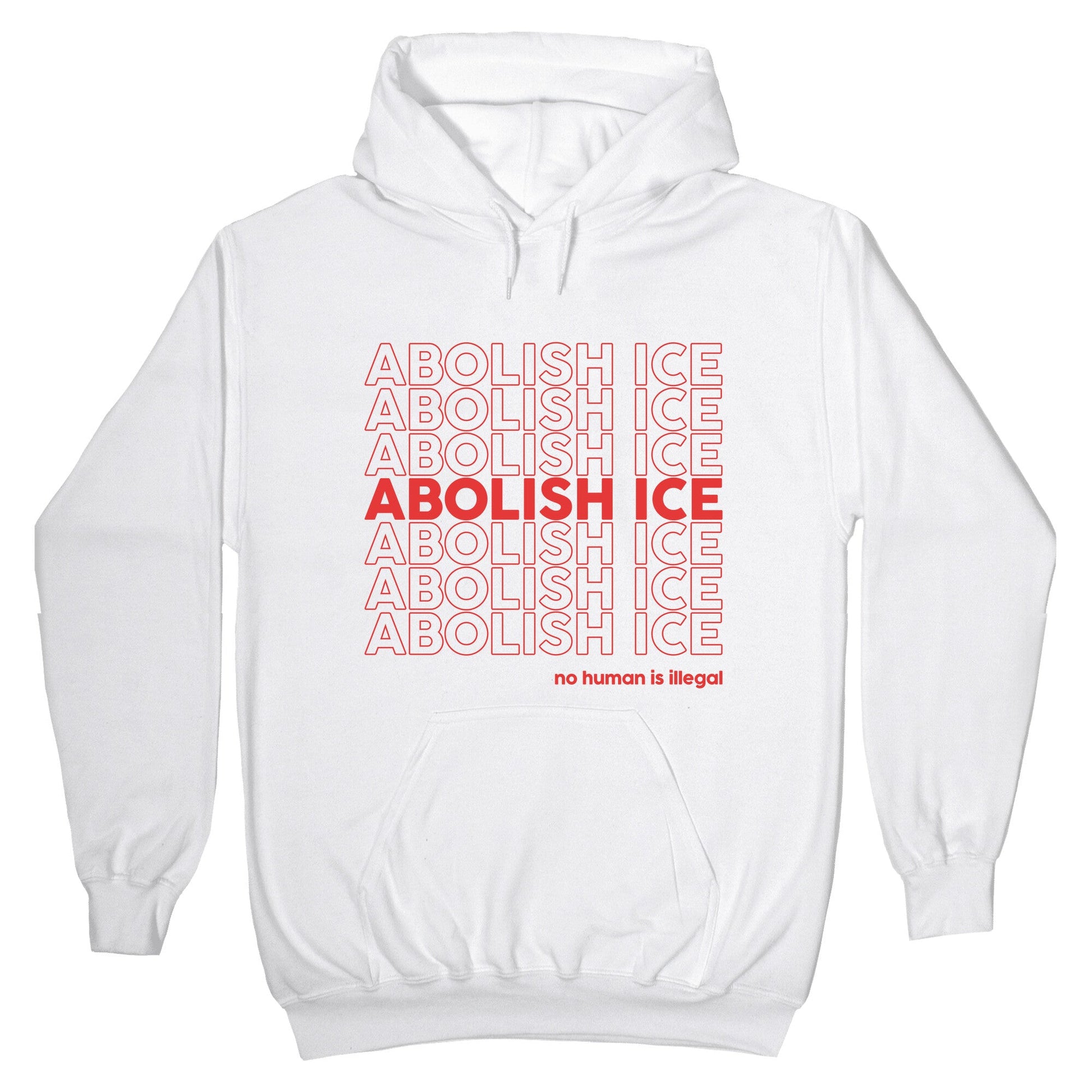 Abolish Ice Red Hoodie