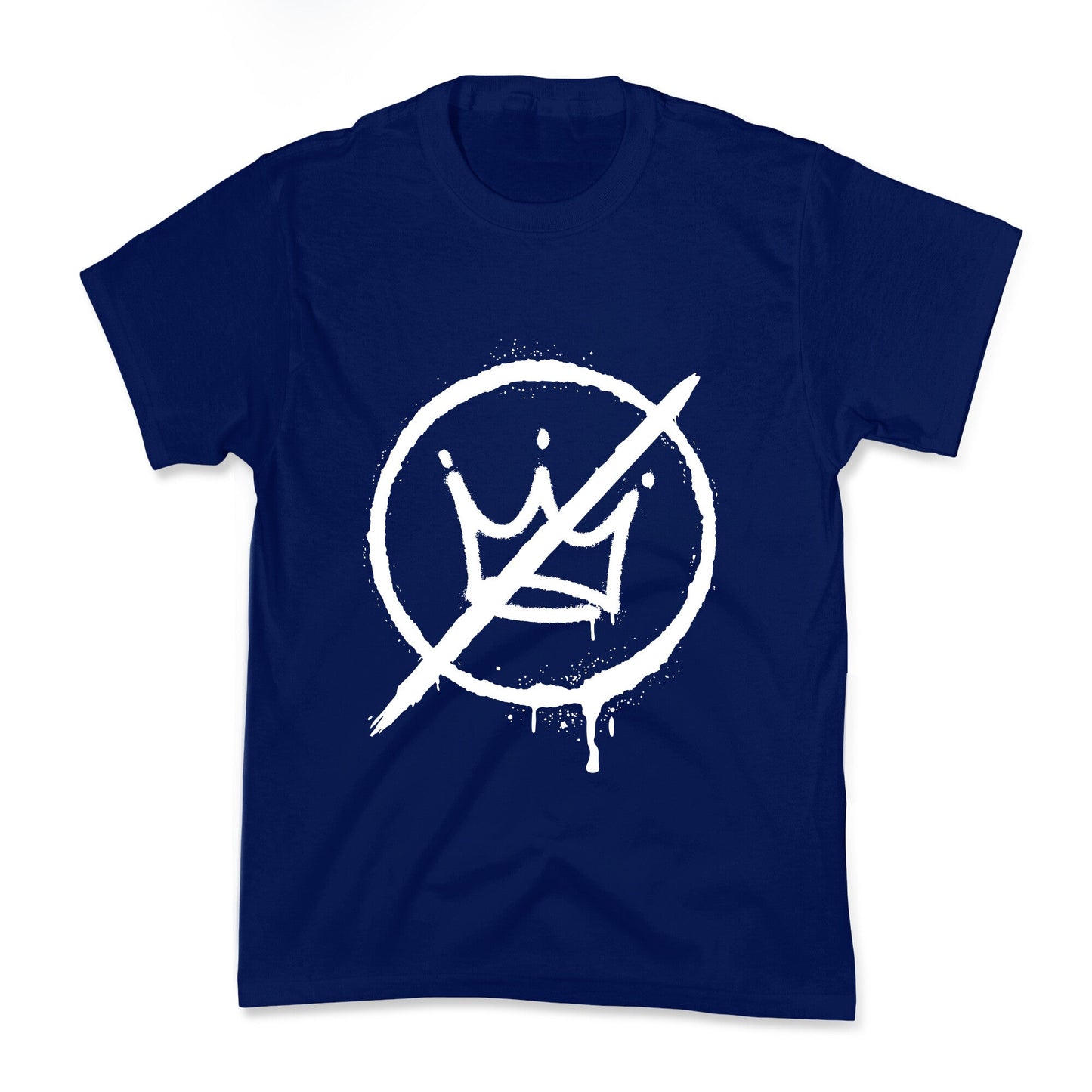No Kings Crown Anti Trump Kids Tee
