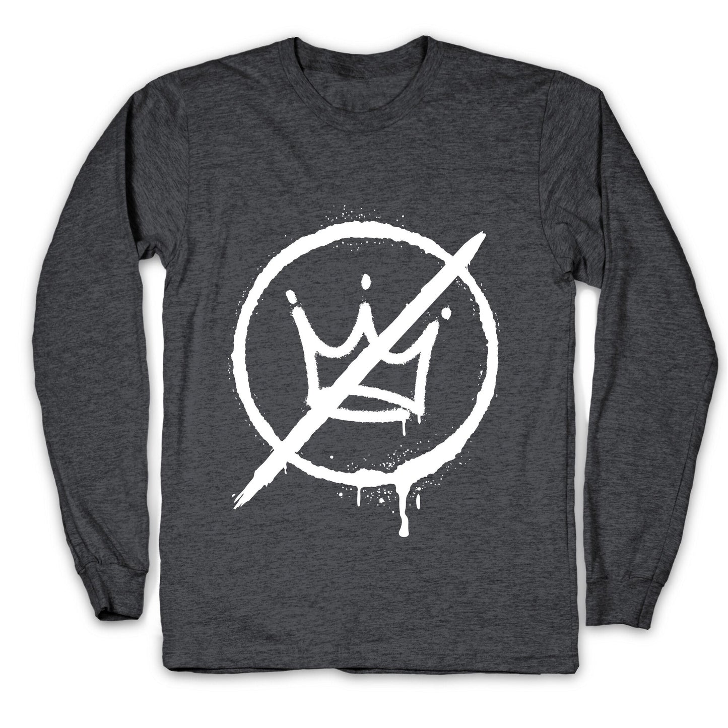 No Kings Crown Anti Trump Longsleeve Tee