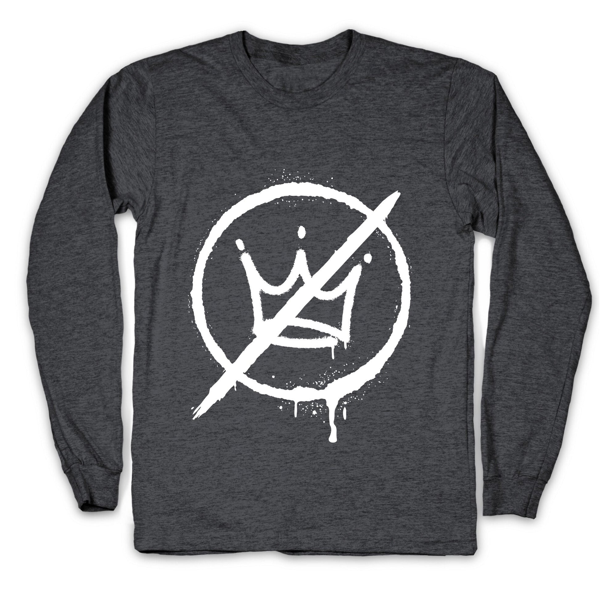 No Kings Crown Anti Trump Longsleeve Tee