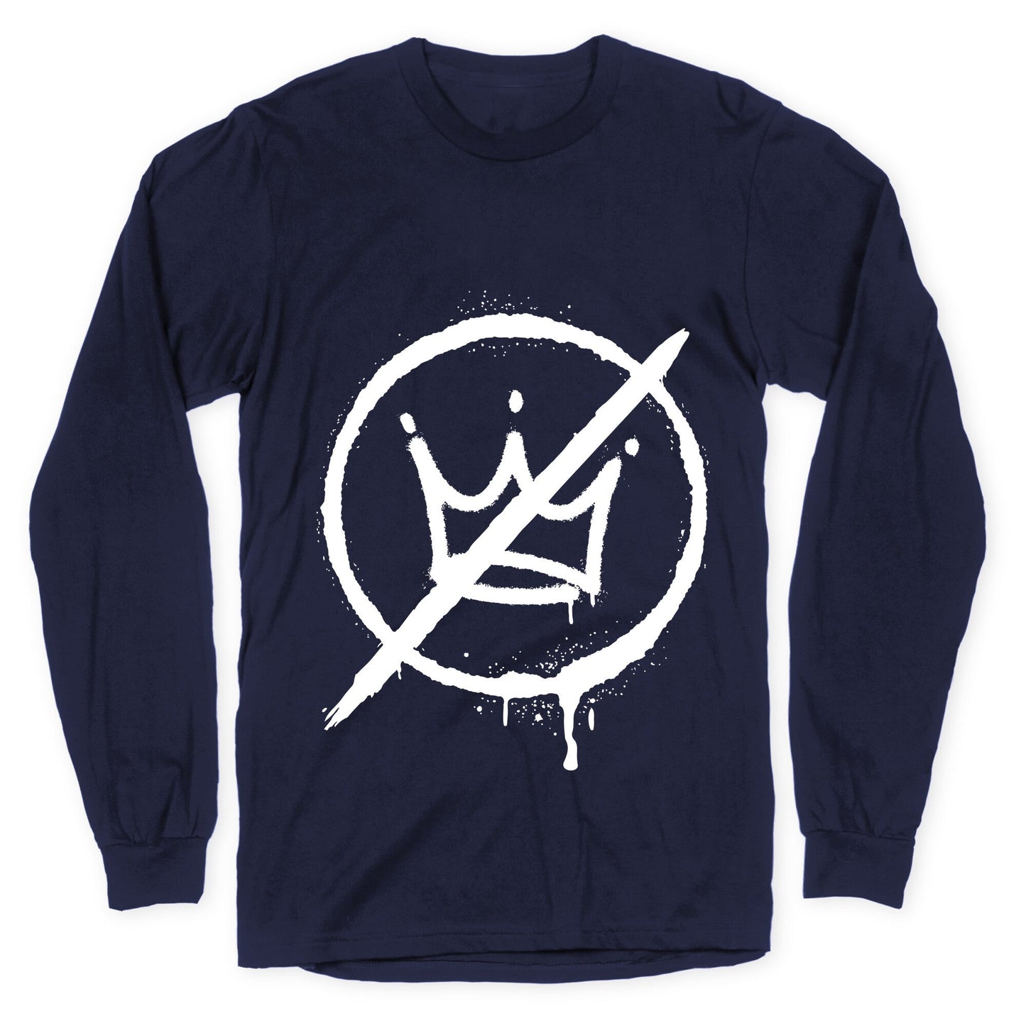No Kings Crown Anti Trump Longsleeve Tee
