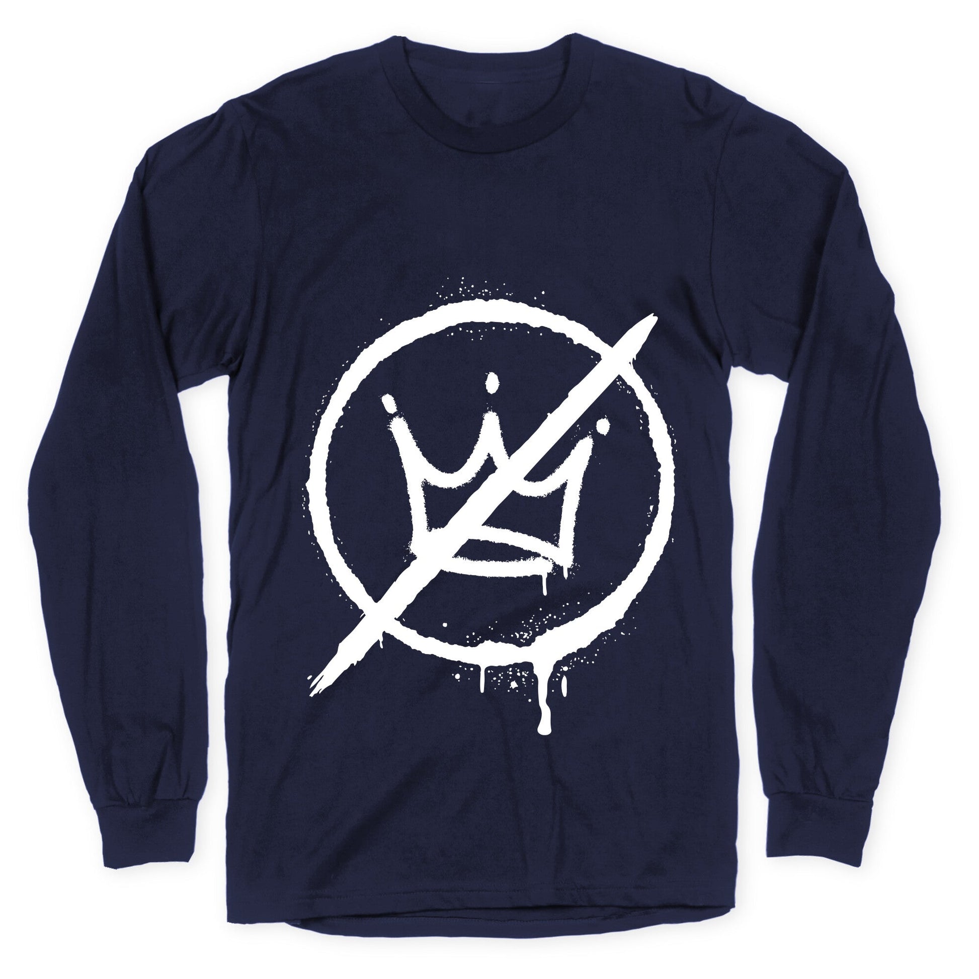 No Kings Crown Anti Trump Longsleeve Tee