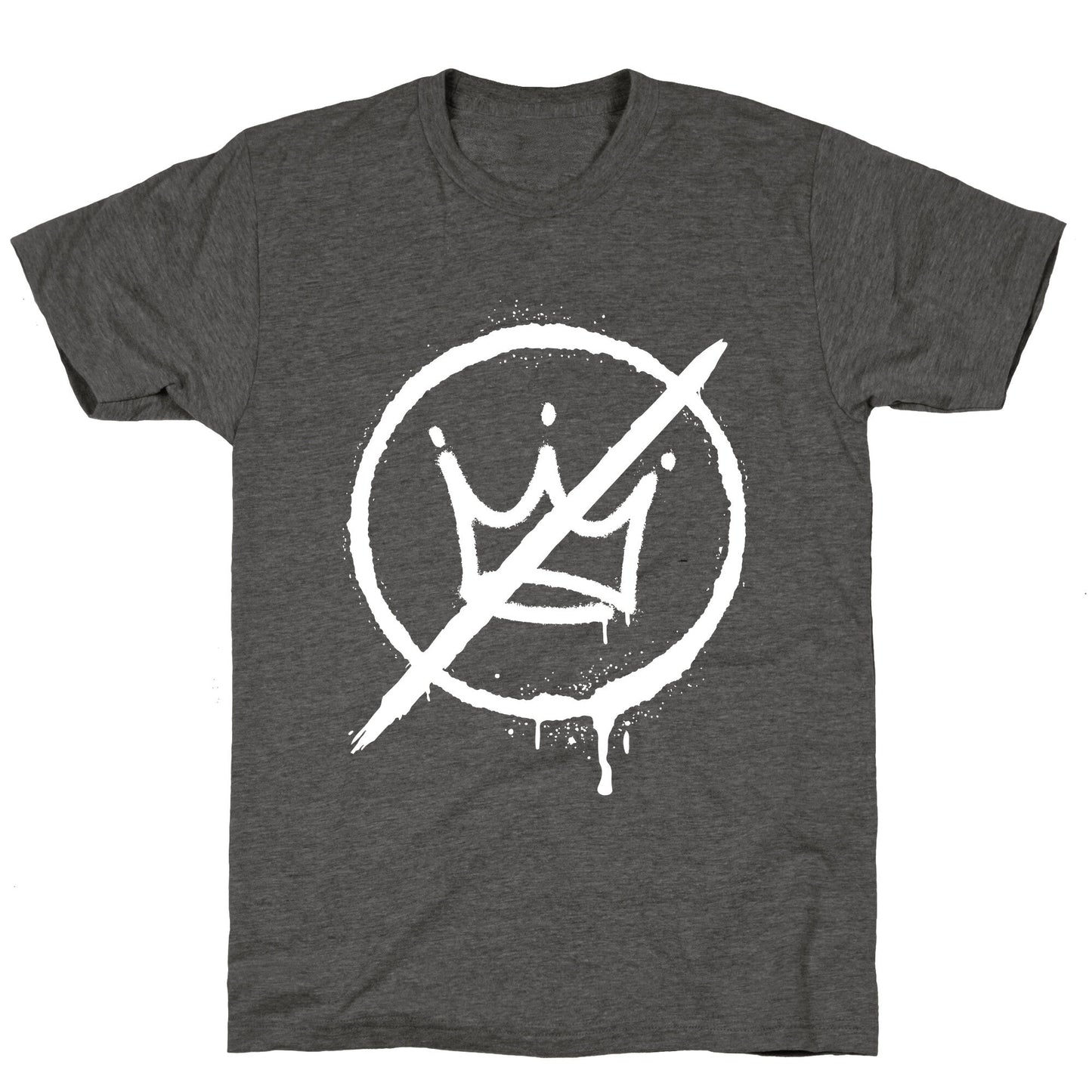 No Kings Crown Anti Trump Unisex Triblend Tee