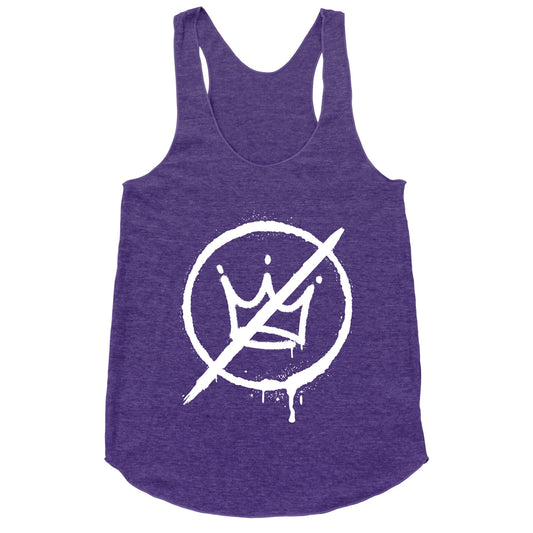 No Kings Crown Anti Trump Racerback Tank