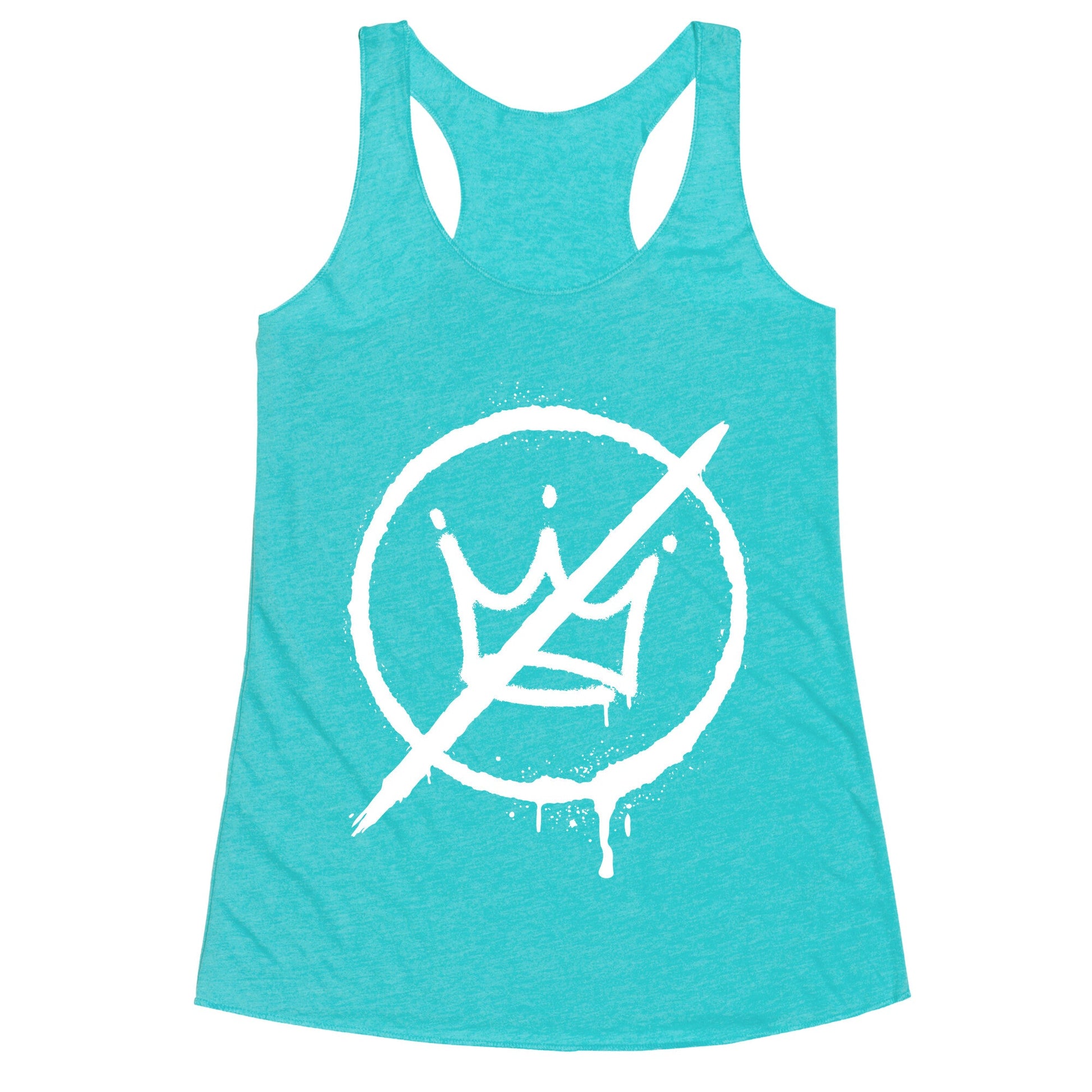 No Kings Crown Anti Trump Racerback Tank