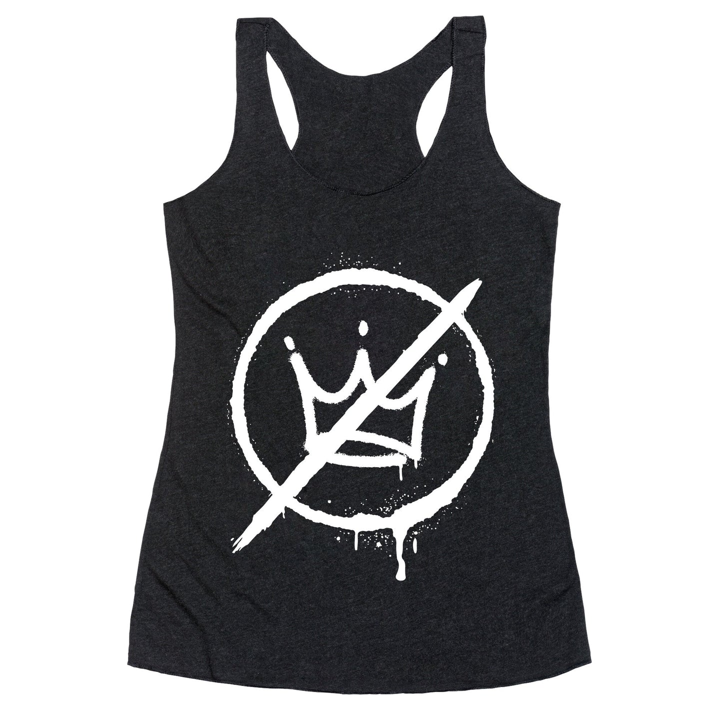 No Kings Crown Anti Trump Racerback Tank
