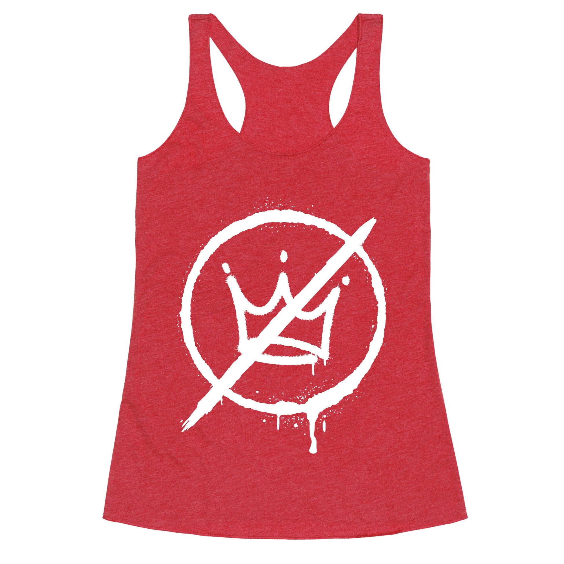 No Kings Crown Anti Trump Racerback Tank
