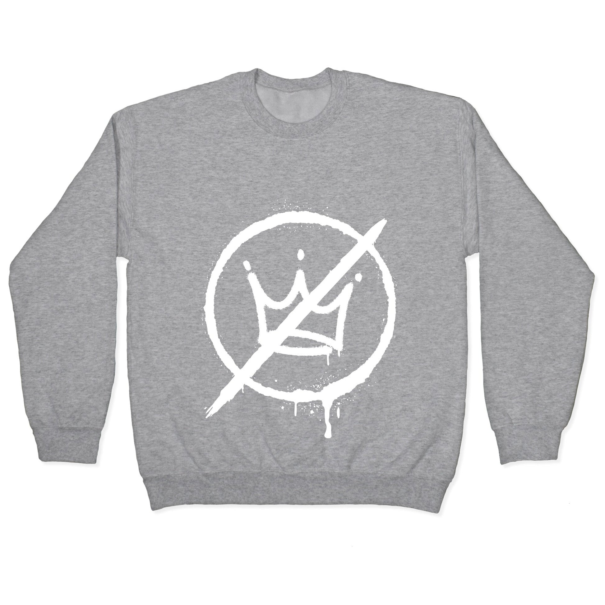 No Kings Crown Anti Trump Crewneck Sweatshirt