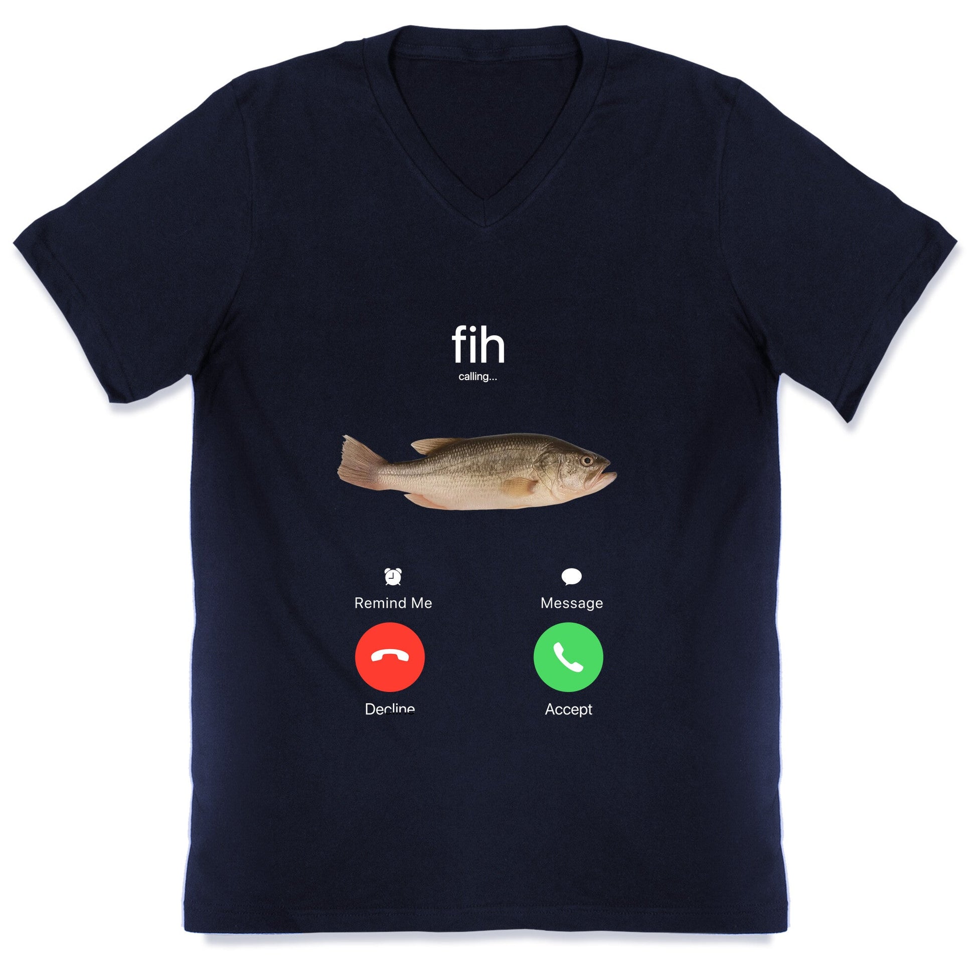 Fih Calling Me V-Neck