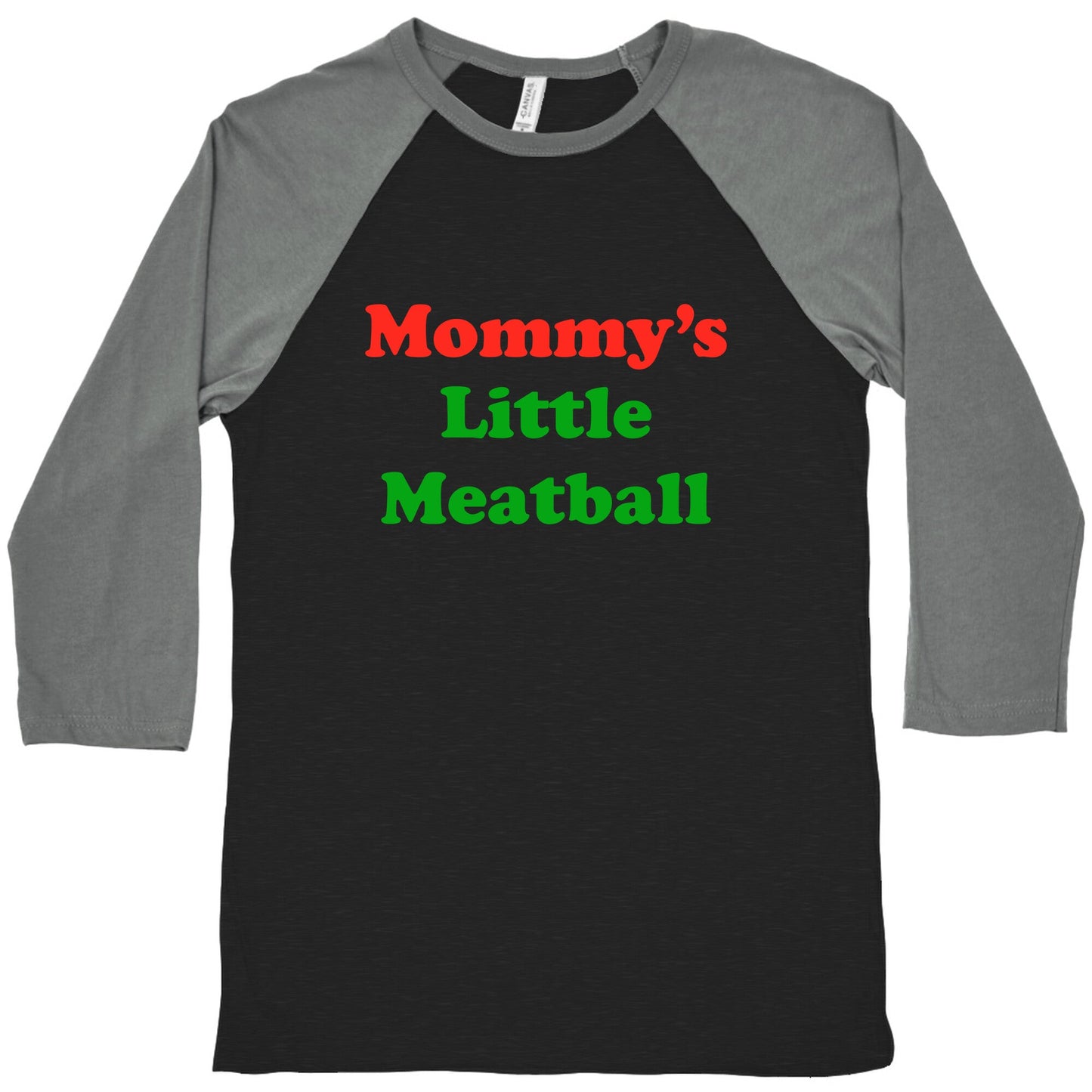 Mommys Little Meatball NYC Baseball Tee