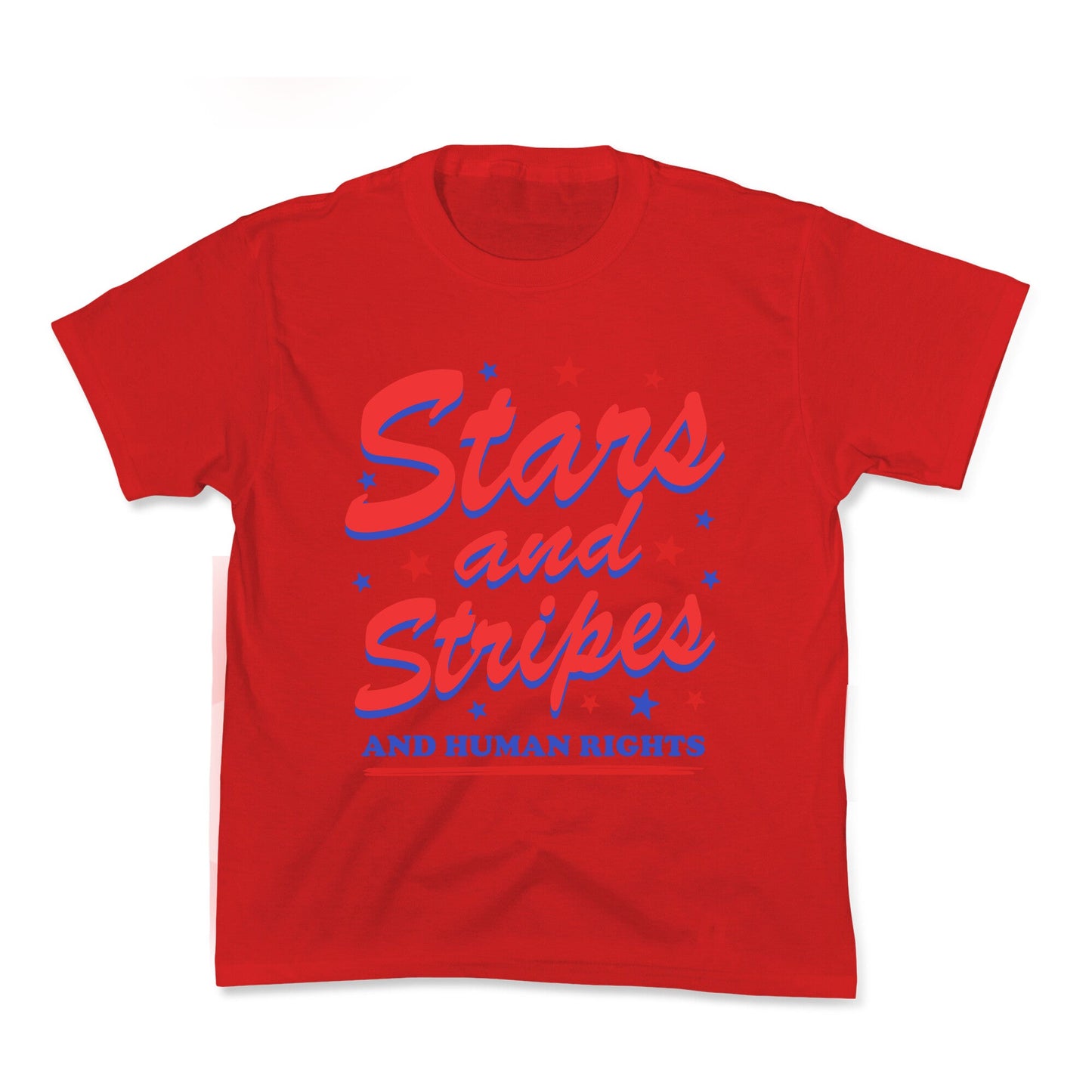 Starts Stripes Human Rights Kids Tee