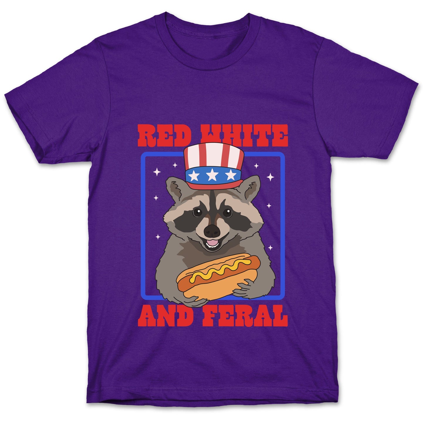 Red White And Feral T-Shirt