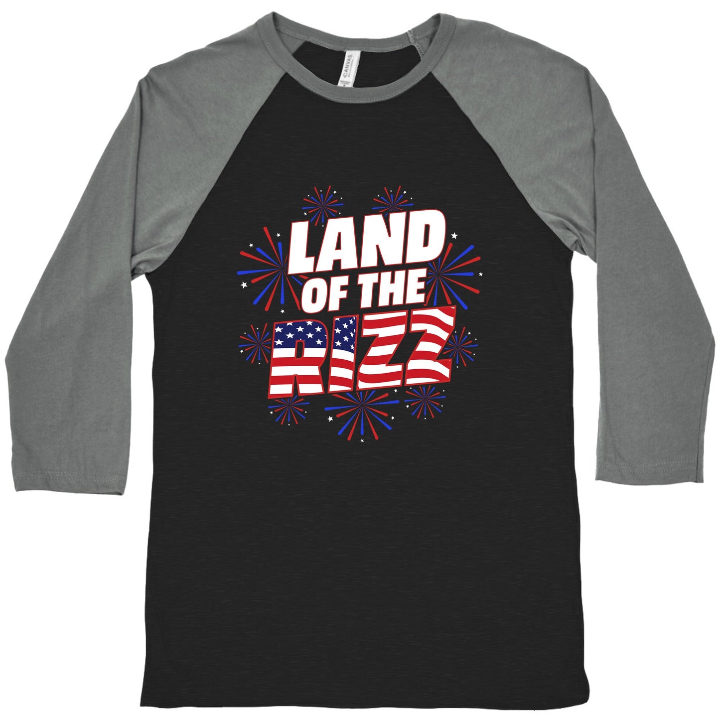 Land of the Rizz Baseball Tee