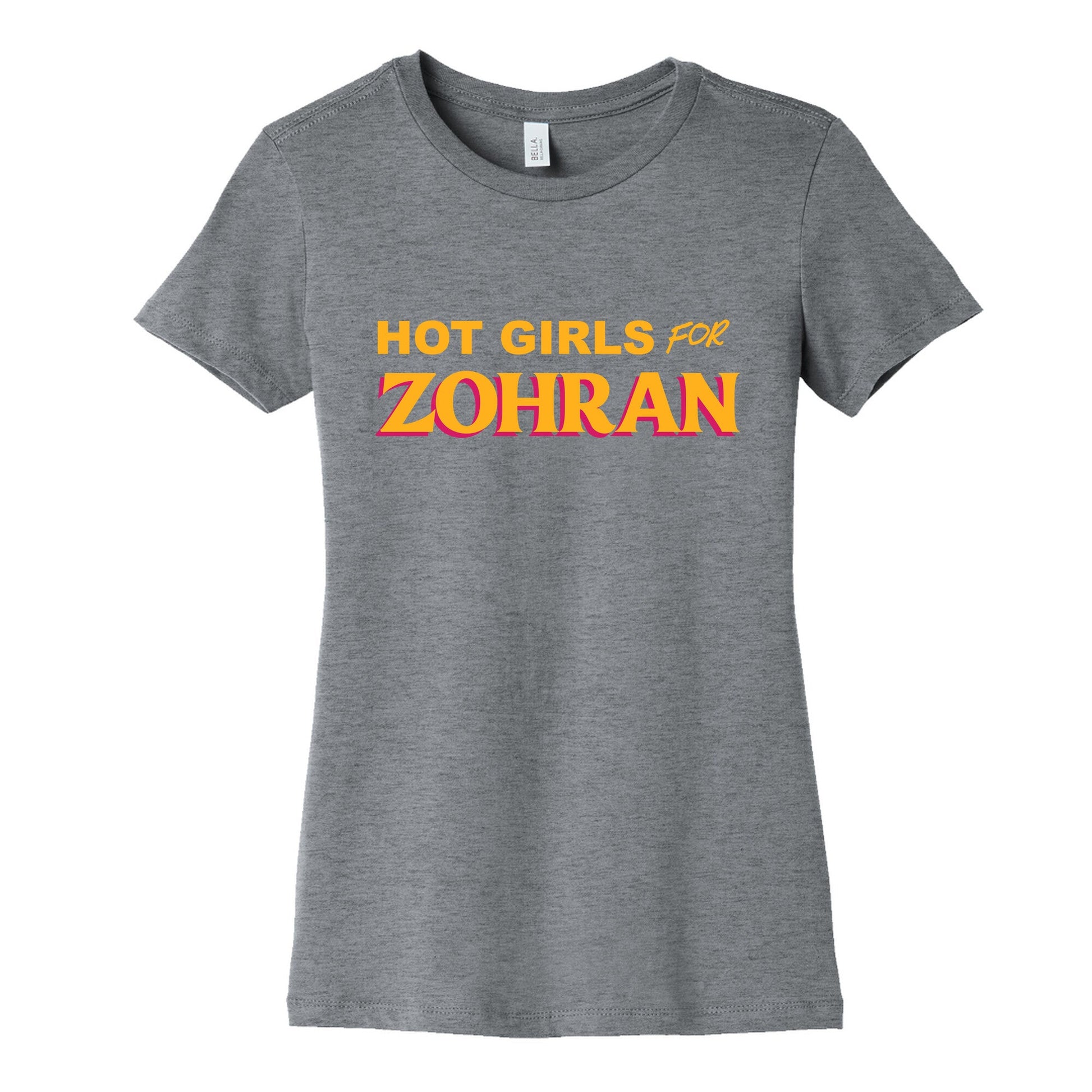 Hot Girls For Zohran Womens Cotton Tee