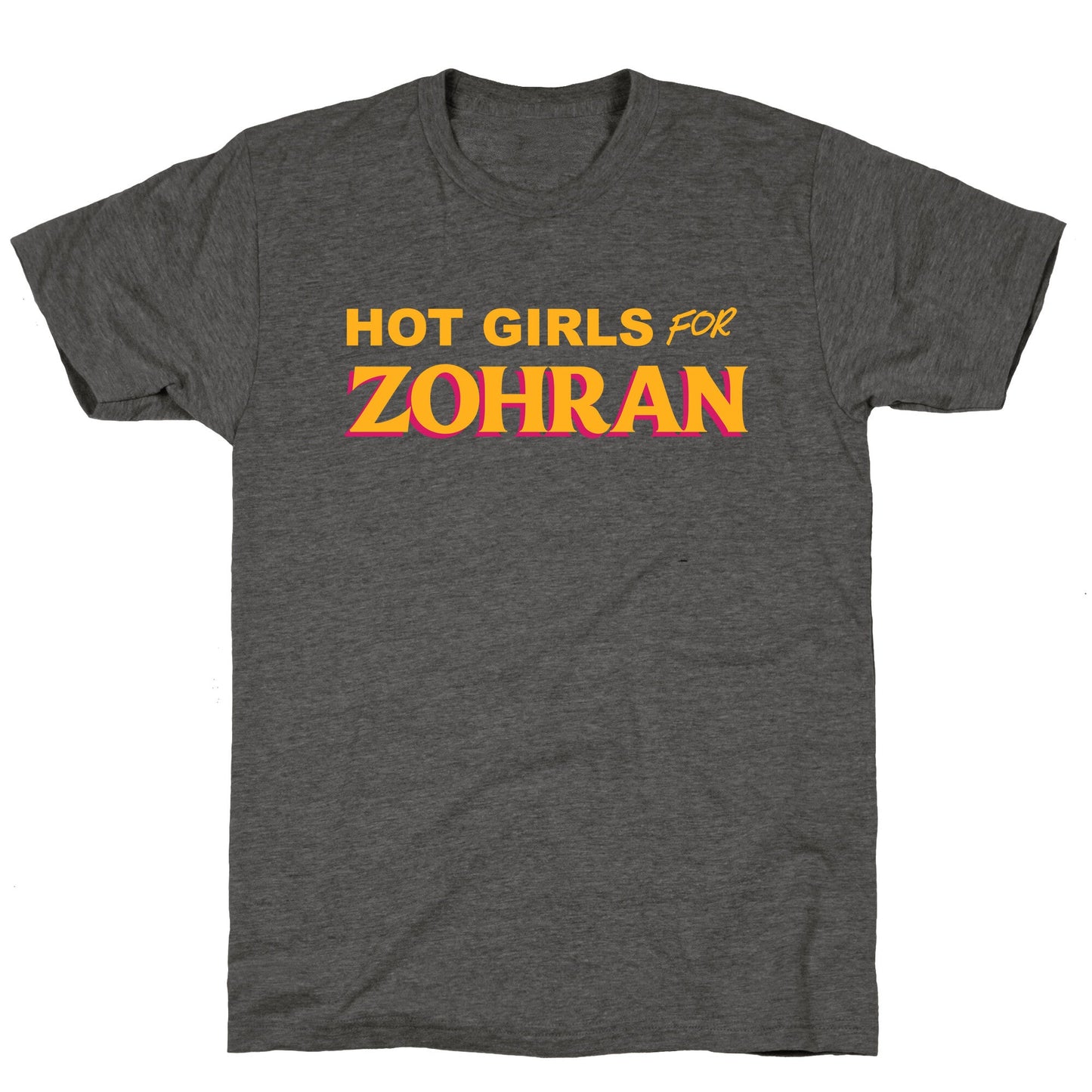 Hot Girls For Zohran Unisex Triblend Tee